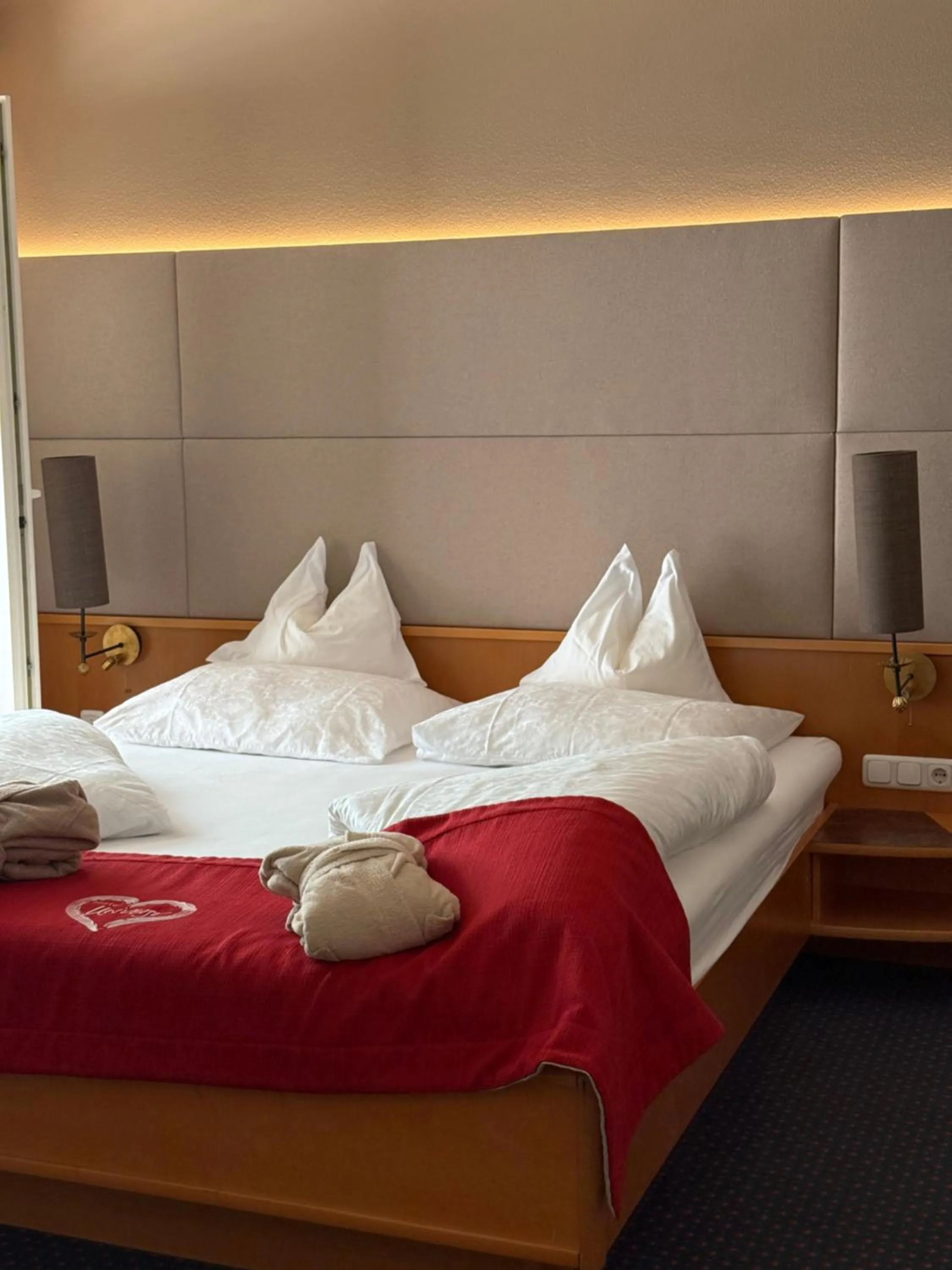 Bed in Hotel Universo