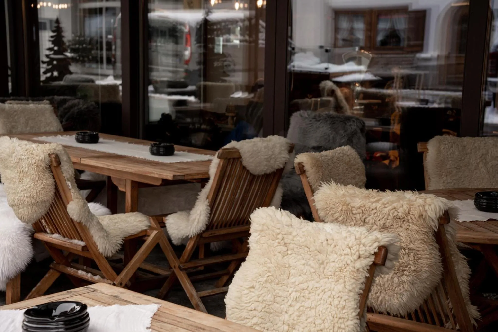 Seating area in Hotel Universo