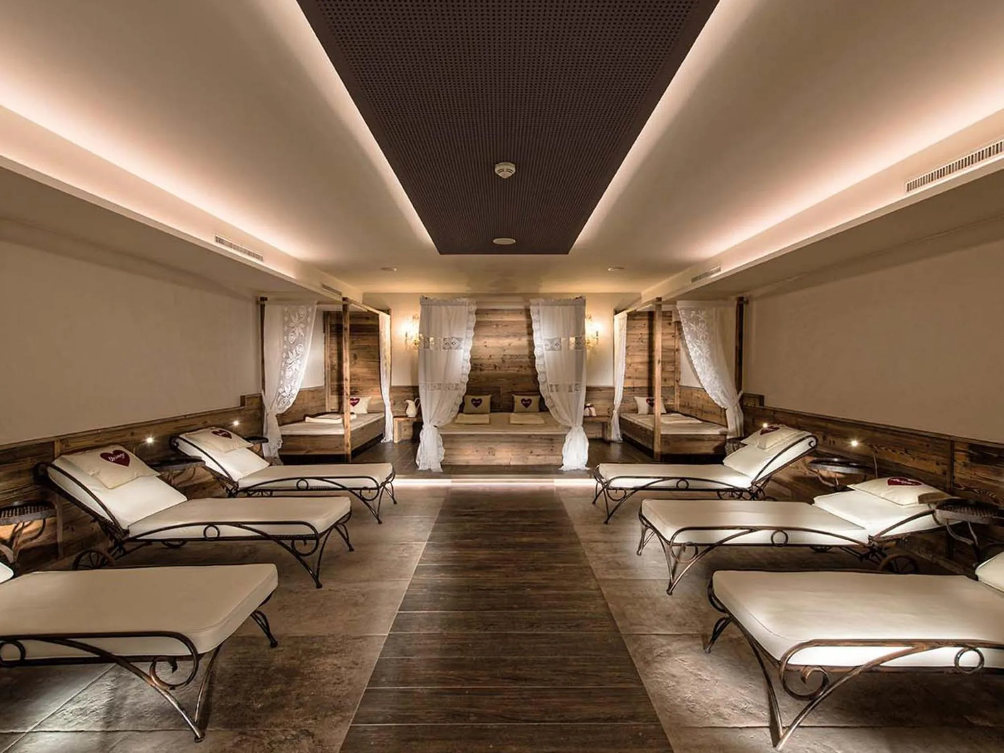 Seating area in Hotel Universo