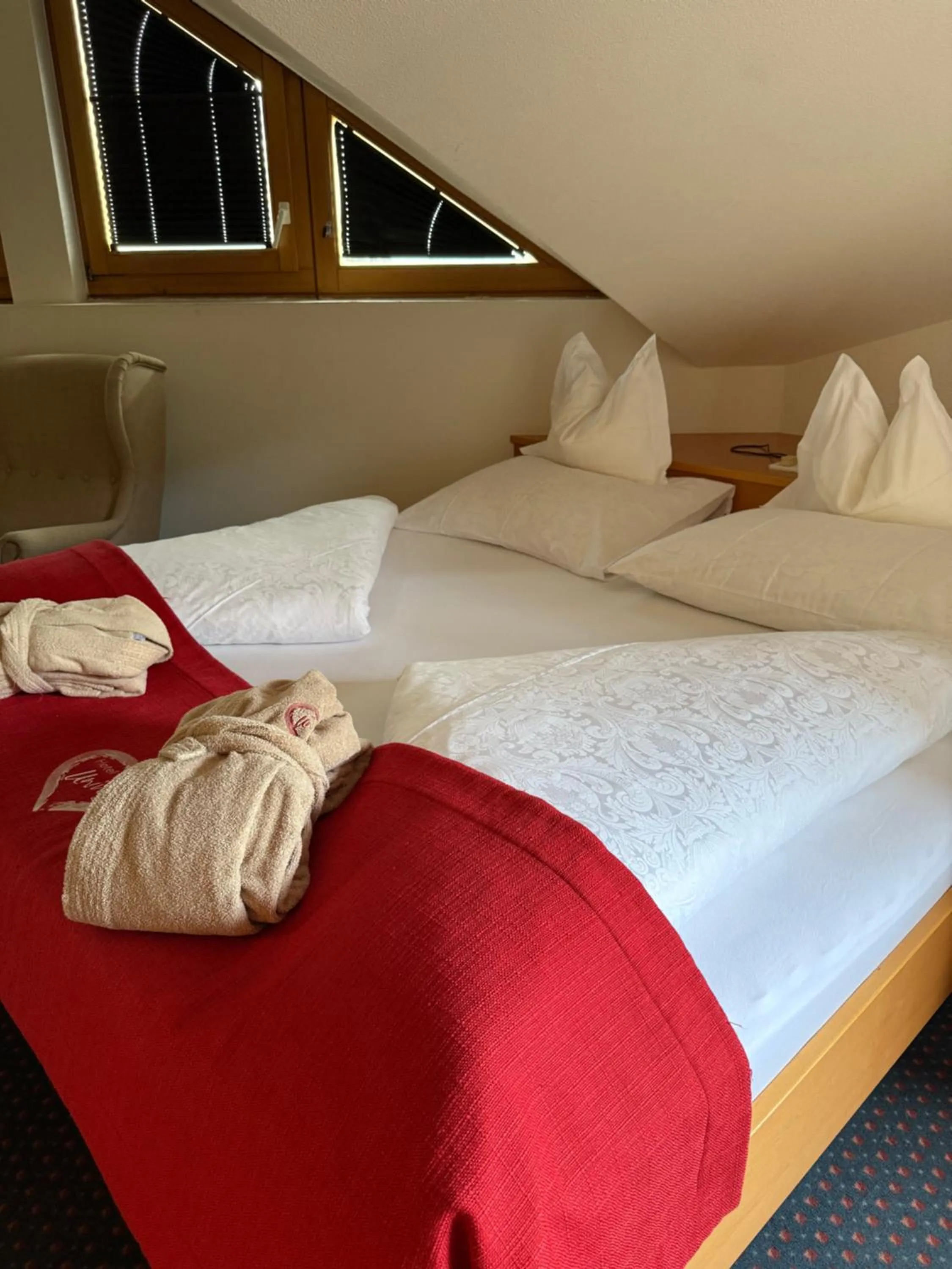 Bed in Hotel Universo