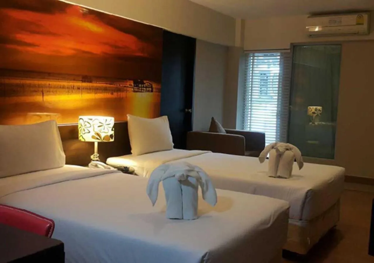 Bed in The Solac At Srinakarin