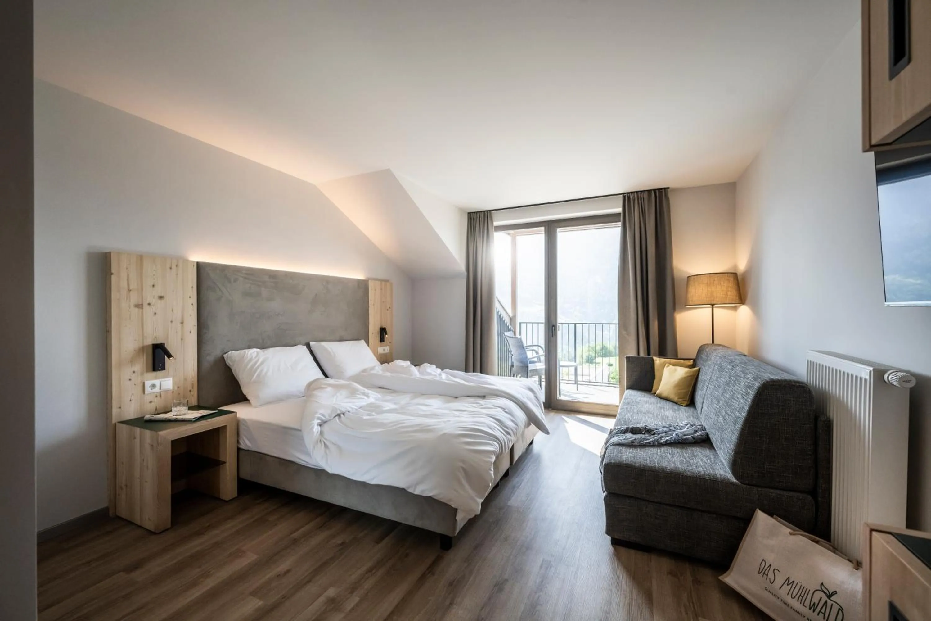 Photo of the whole room, Bed in Das Mühlwald - Quality Time Family Resort