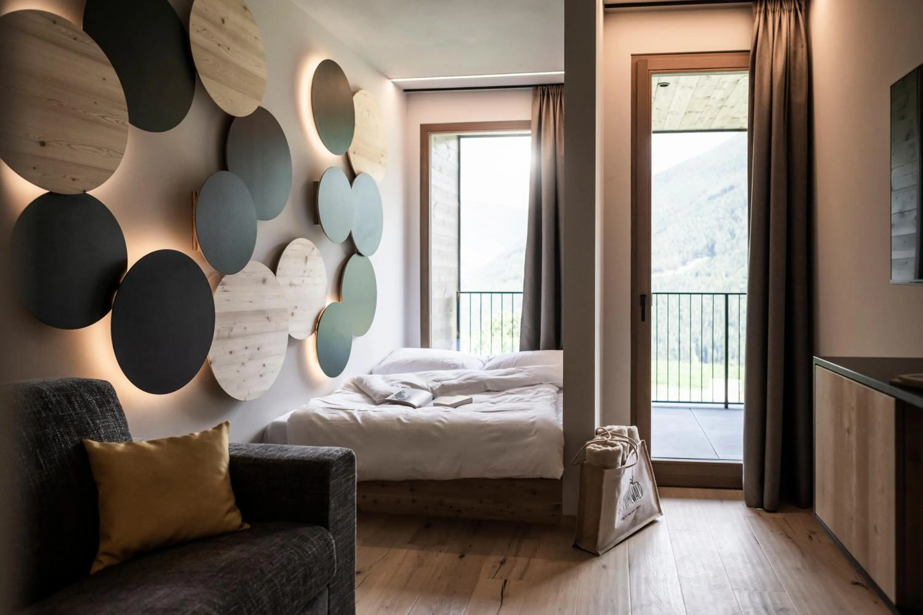 Bed in Das Mühlwald - Quality Time Family Resort