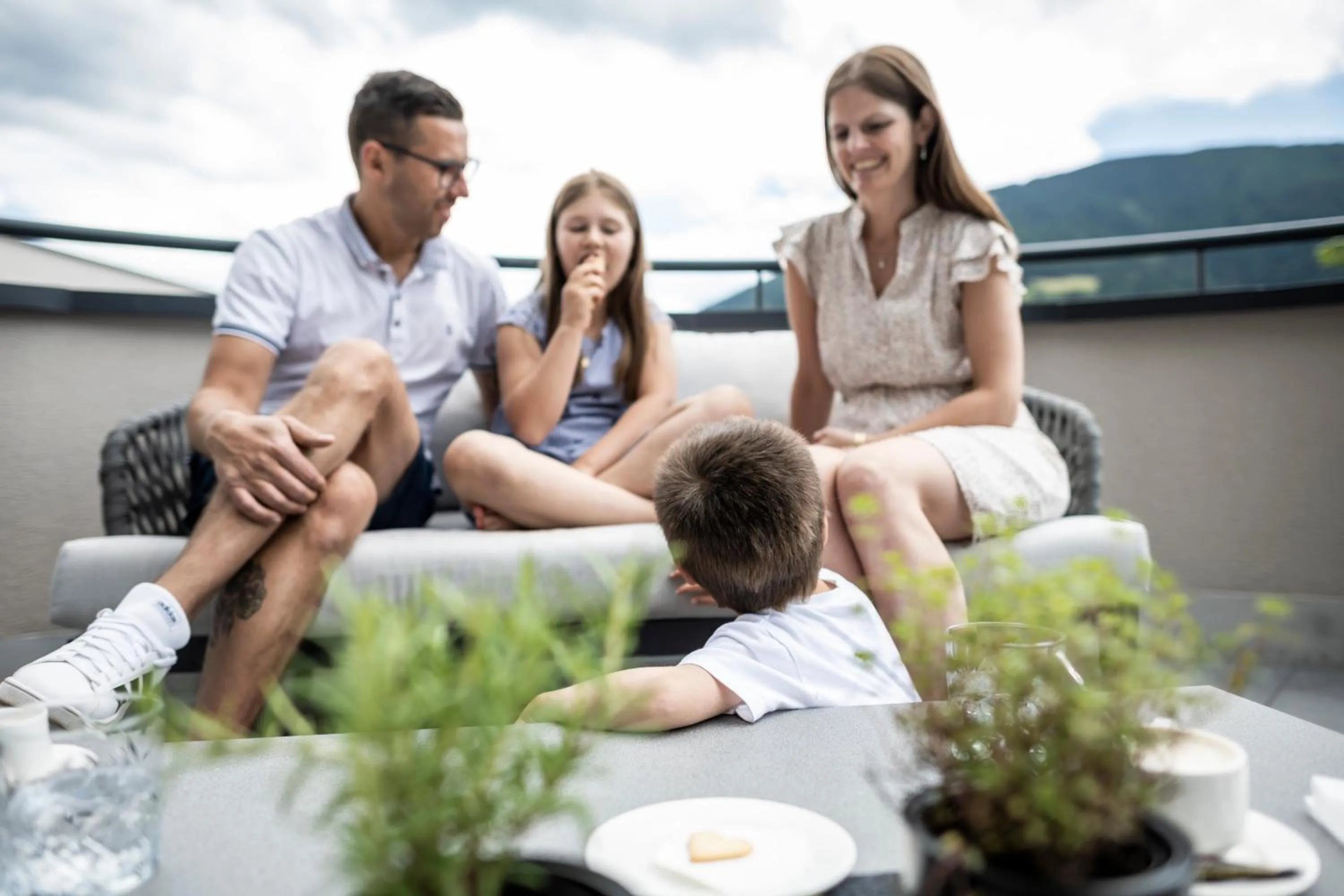 Balcony/Terrace in Das Mühlwald - Quality Time Family Resort