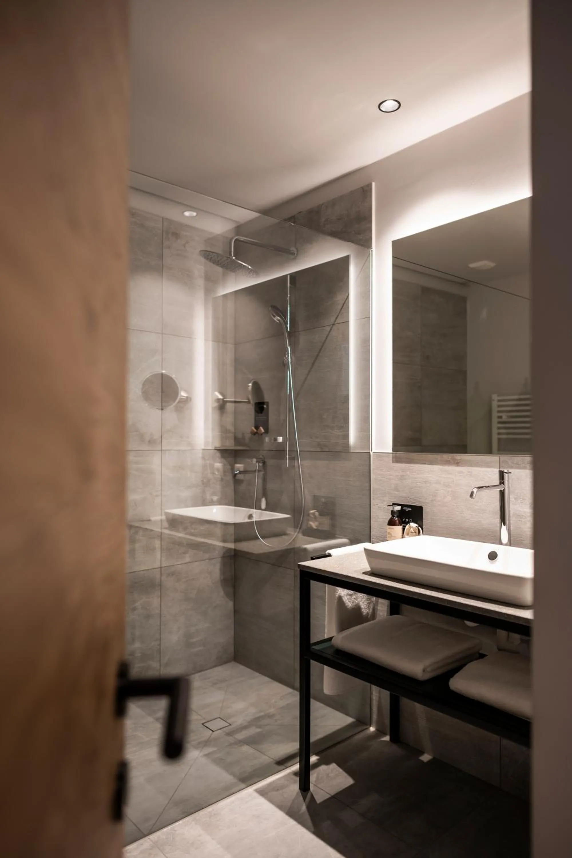 Bathroom in Das Mühlwald - Quality Time Family Resort