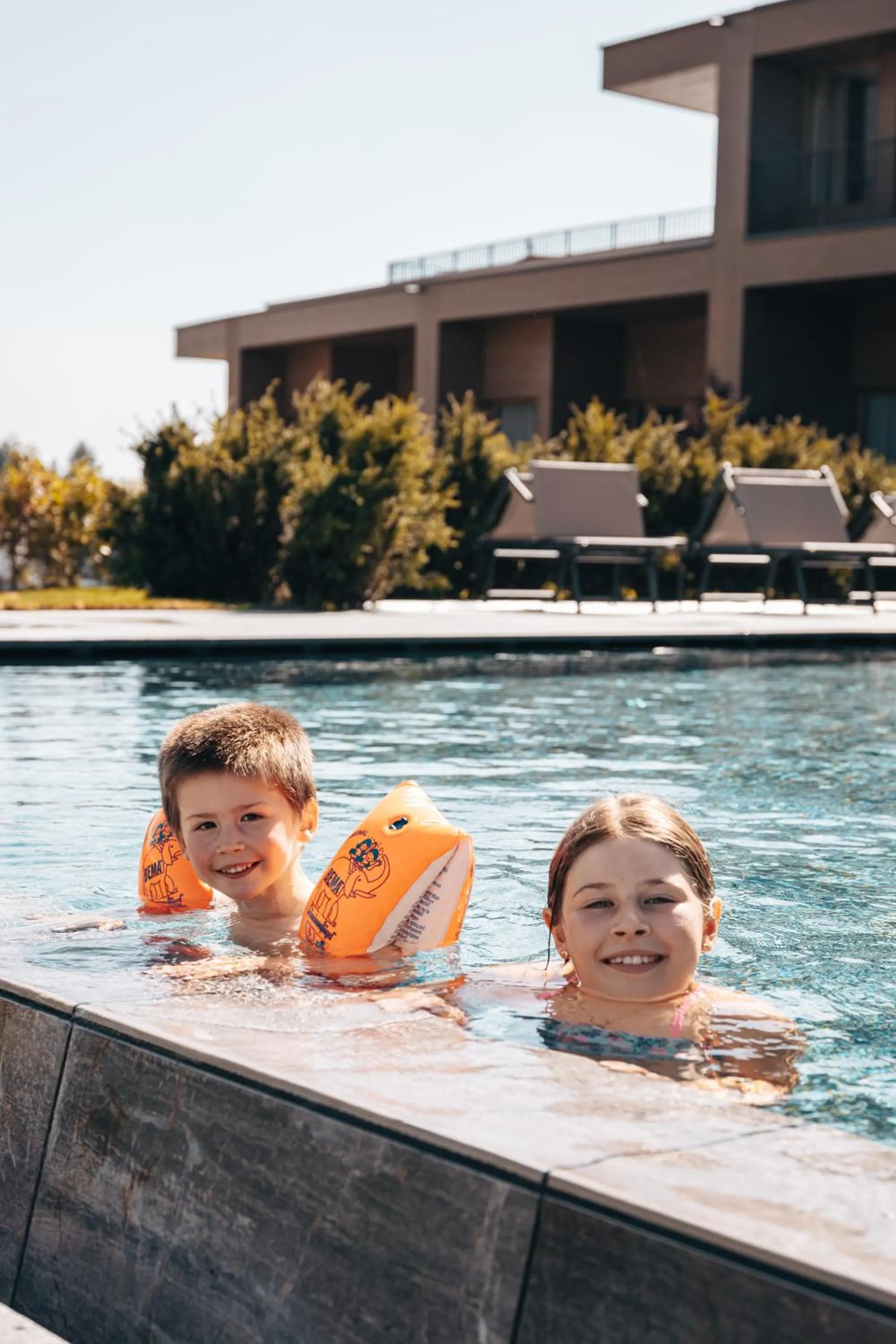 Swimming pool in Das Mühlwald - Quality Time Family Resort