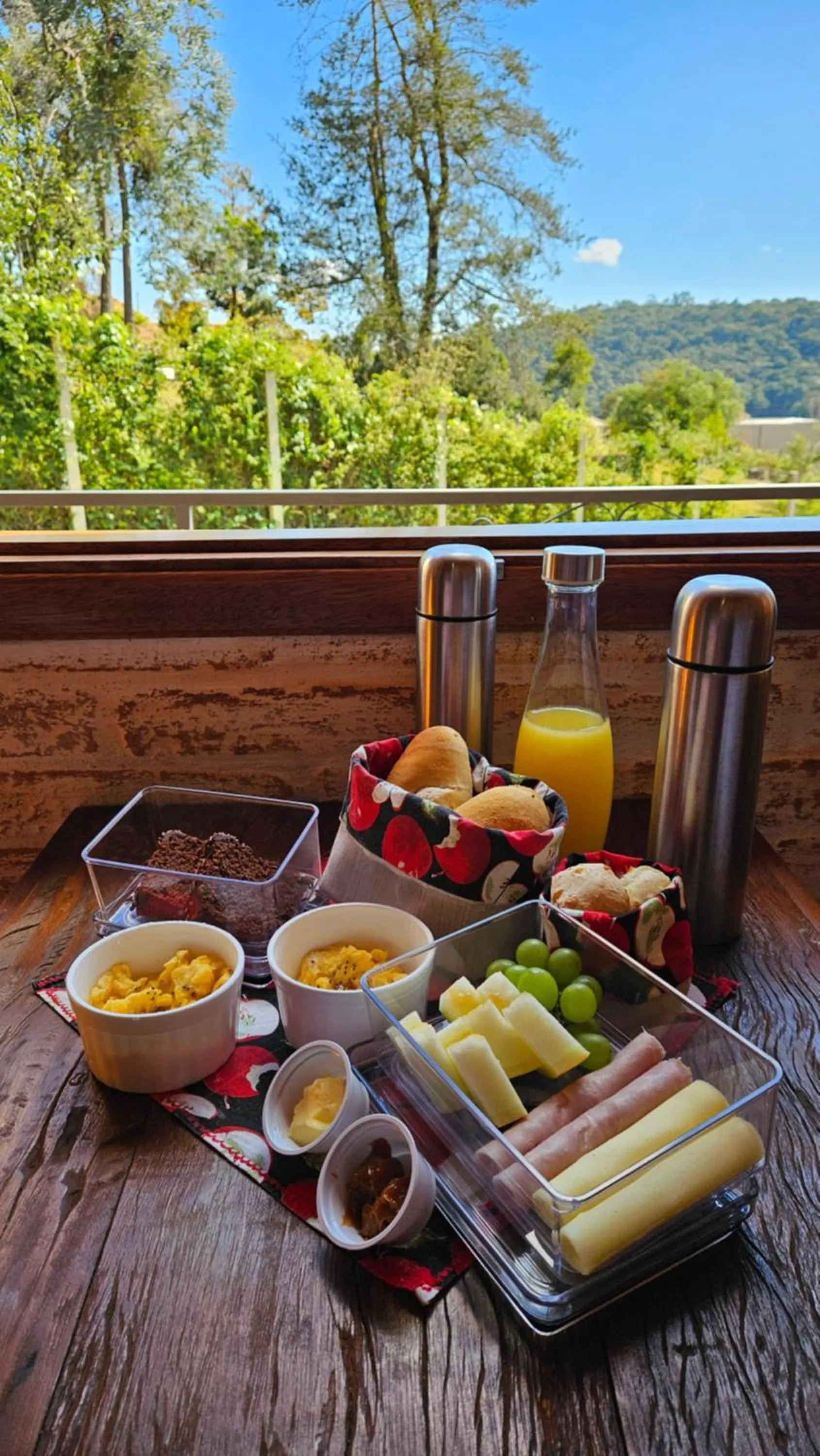 Breakfast in Chalé Gosto da Roça