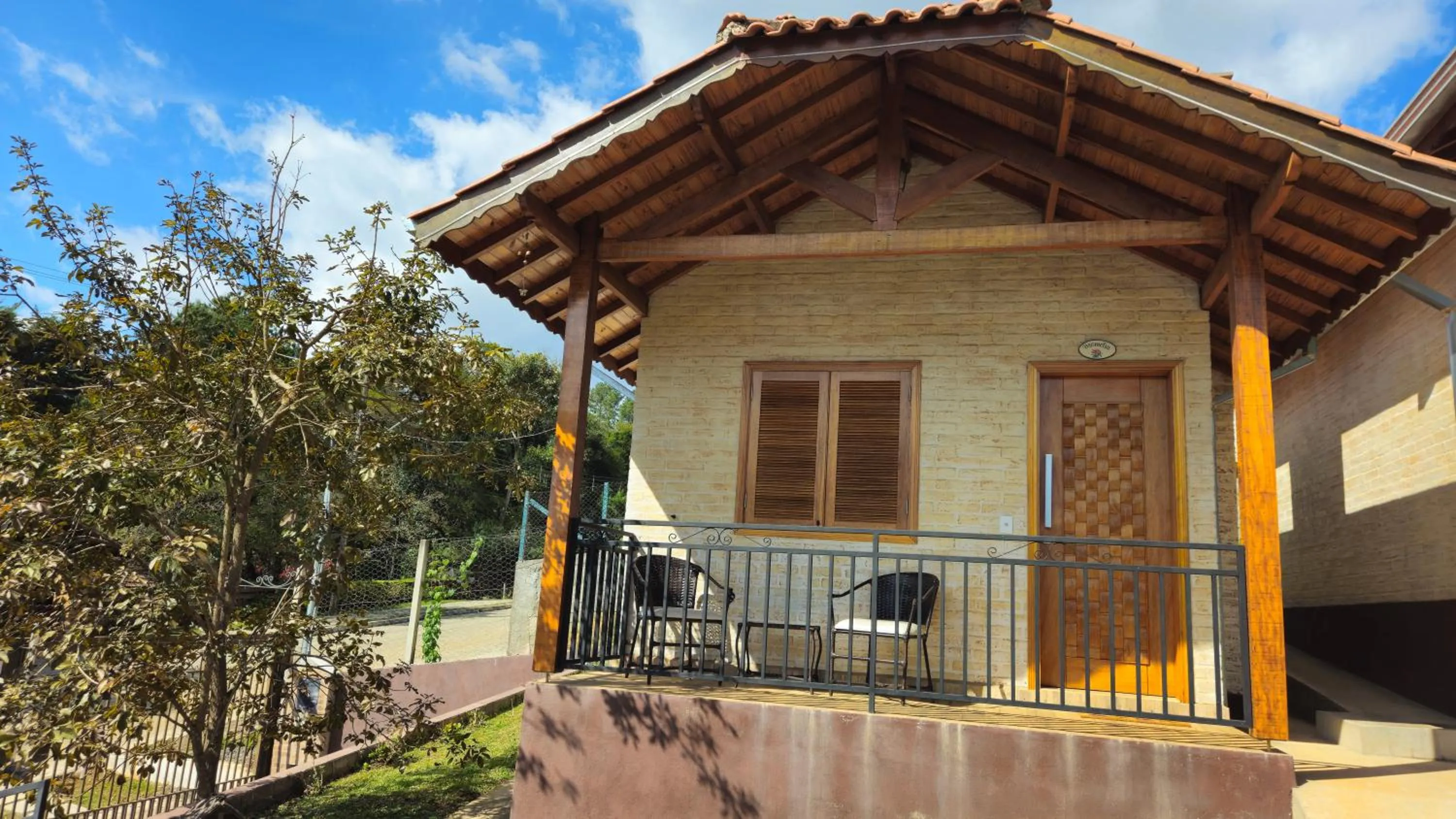 Facade/entrance in Chalé Gosto da Roça