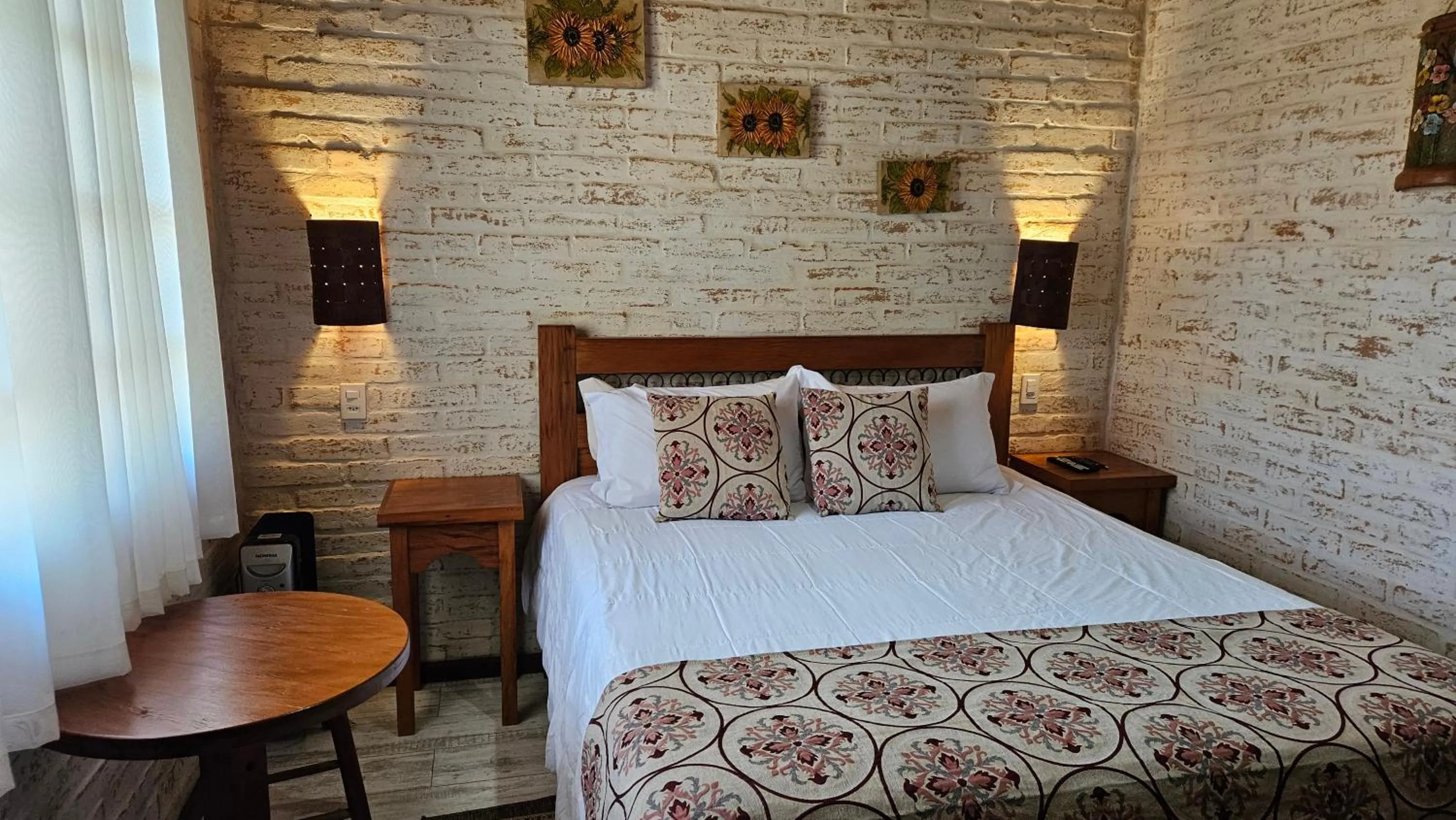 Bed in Chalé Gosto da Roça