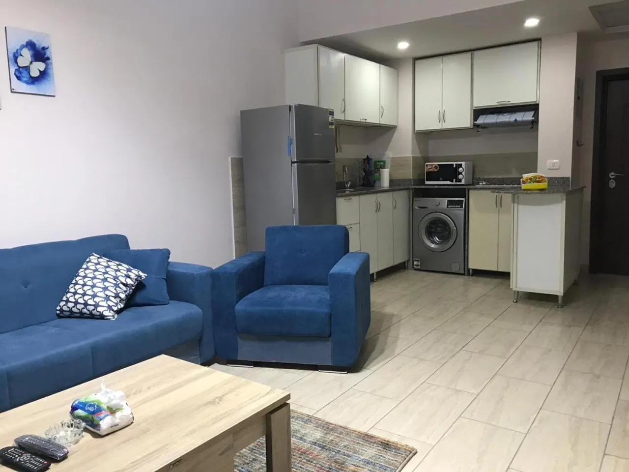 Kitchen or kitchenette in AlDau Heights Apartments