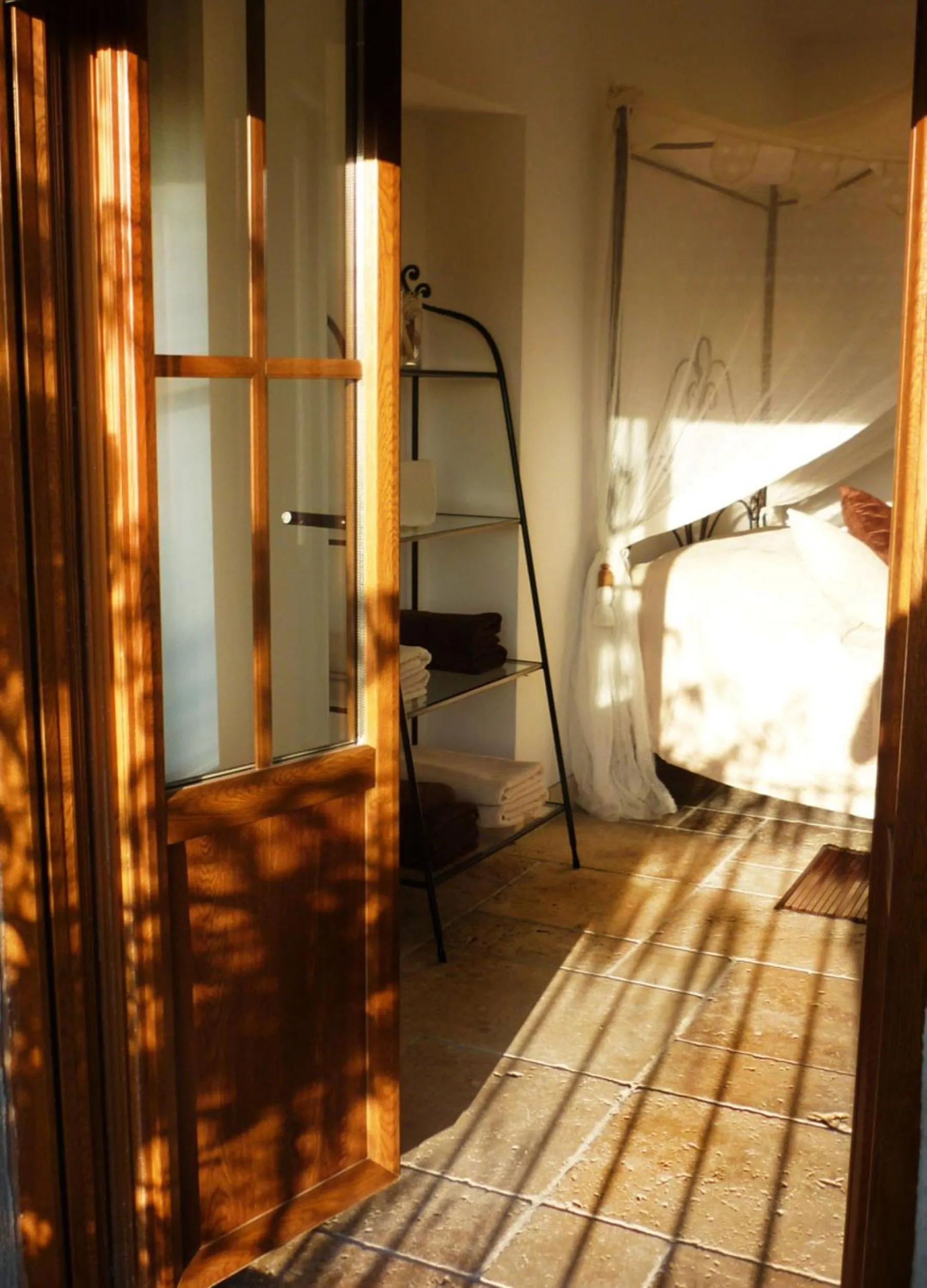 View (from property/room), Bed in Aux Bords du Temps