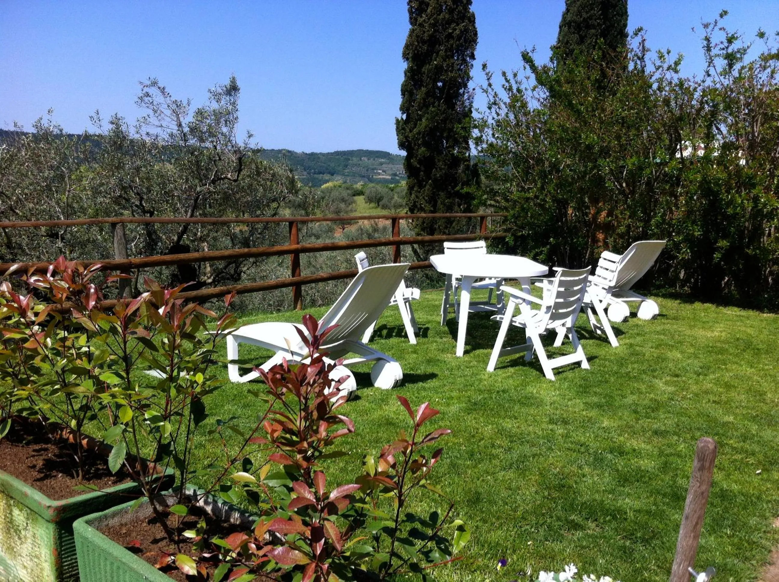 Garden in Agriturismo Casa Rosa