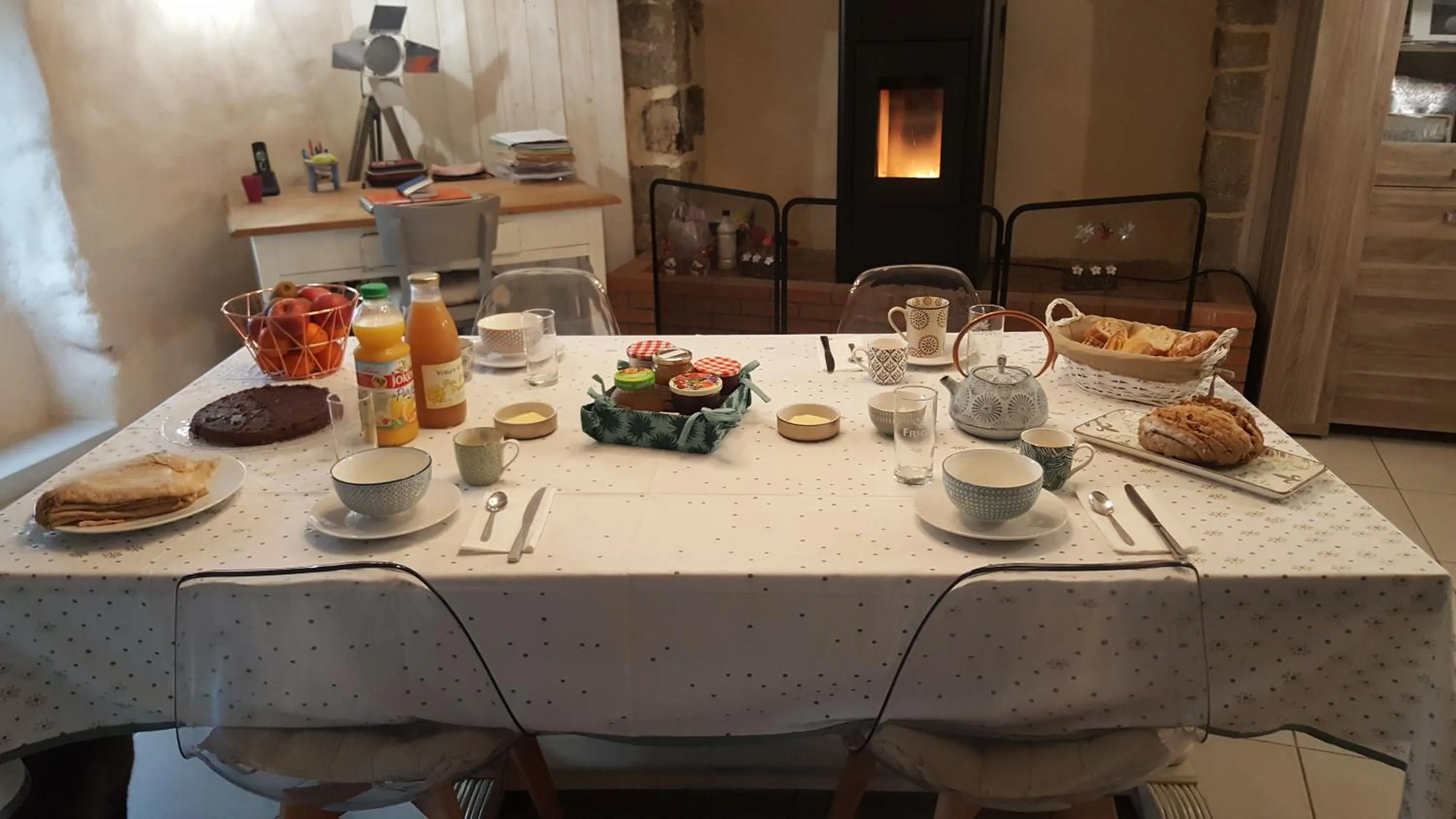 Breakfast in Le Domaine de Kerlys