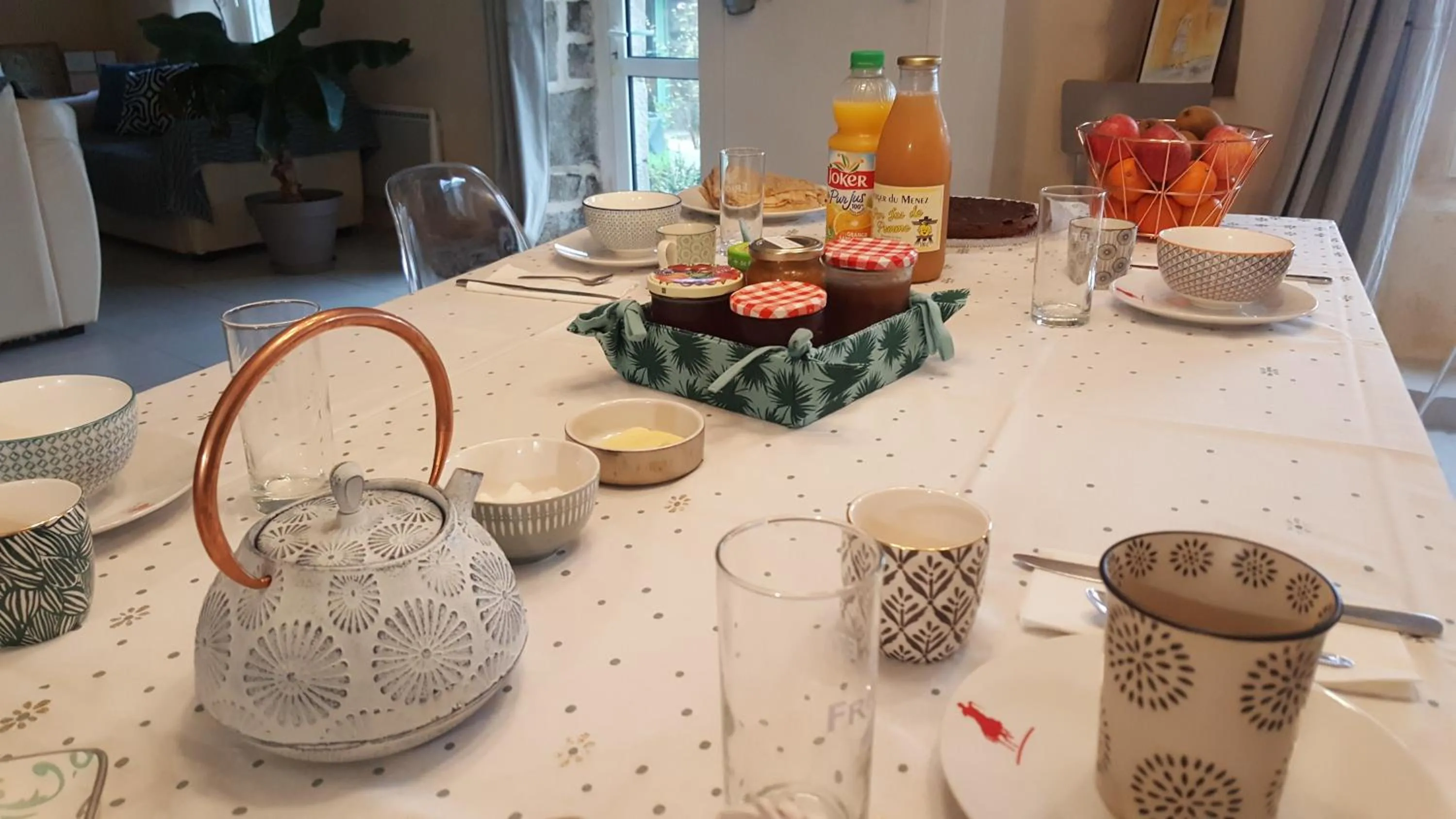 Breakfast in Le Domaine de Kerlys