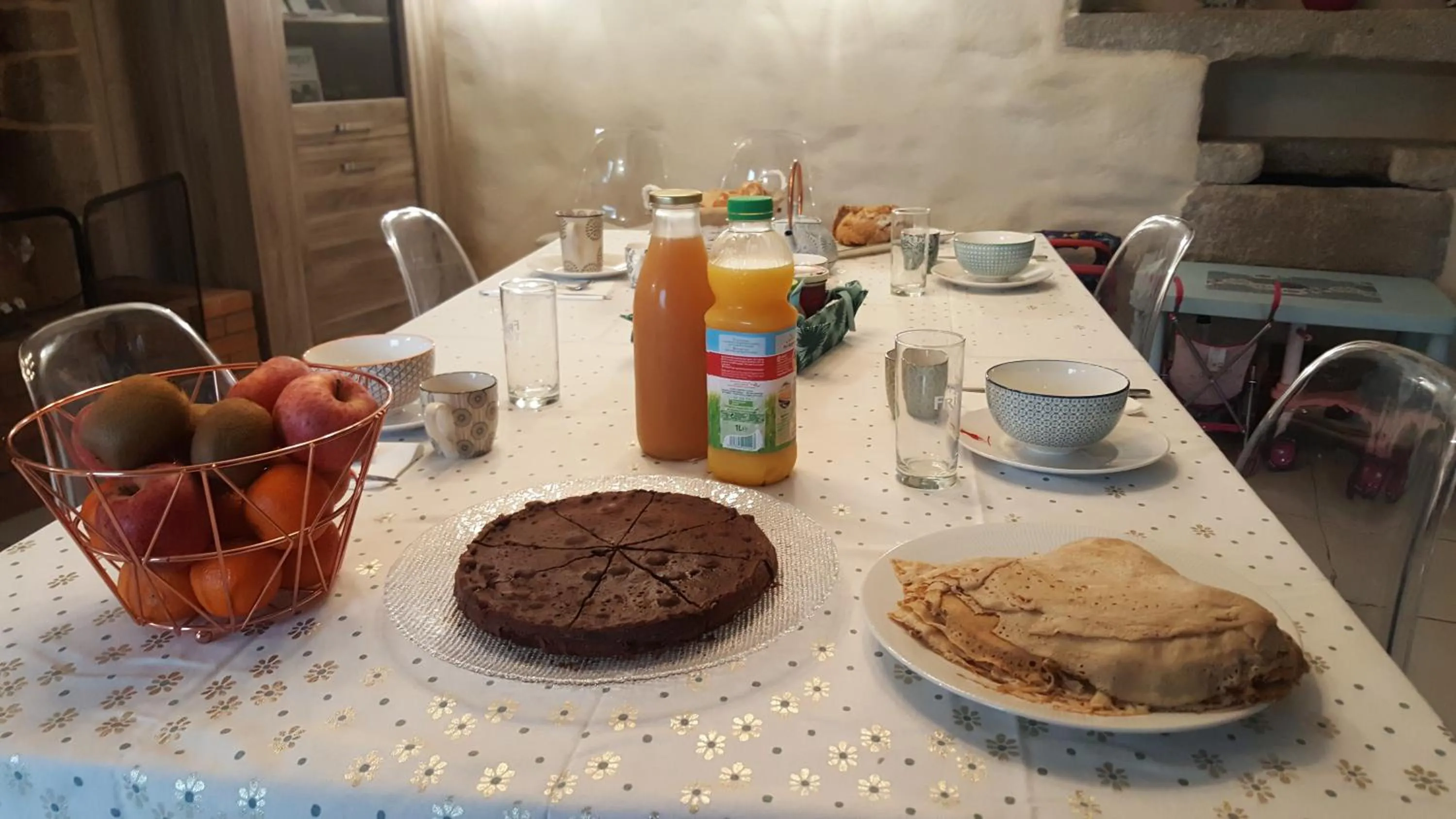 Breakfast in Le Domaine de Kerlys