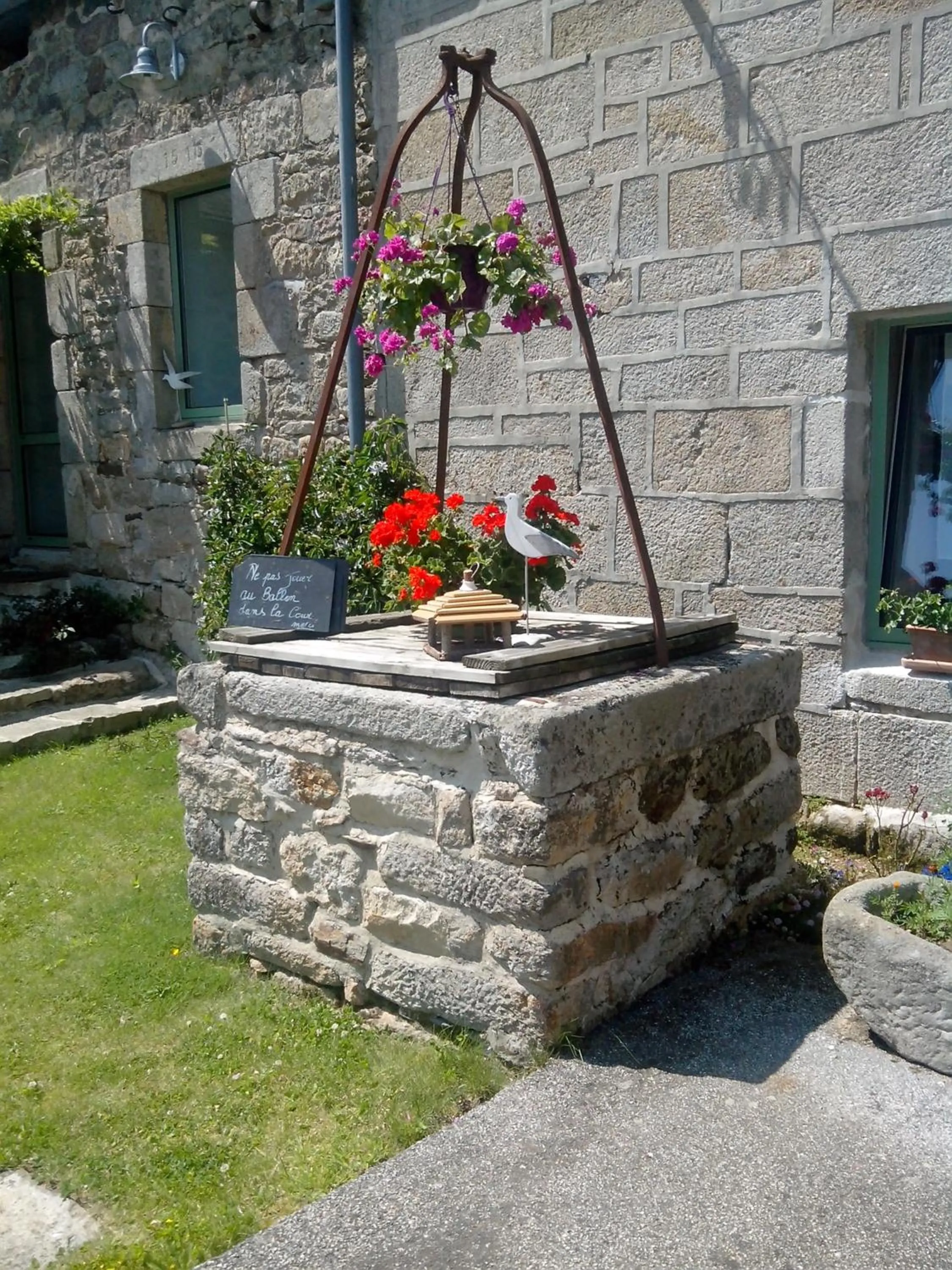 Garden view in Le Domaine de Kerlys