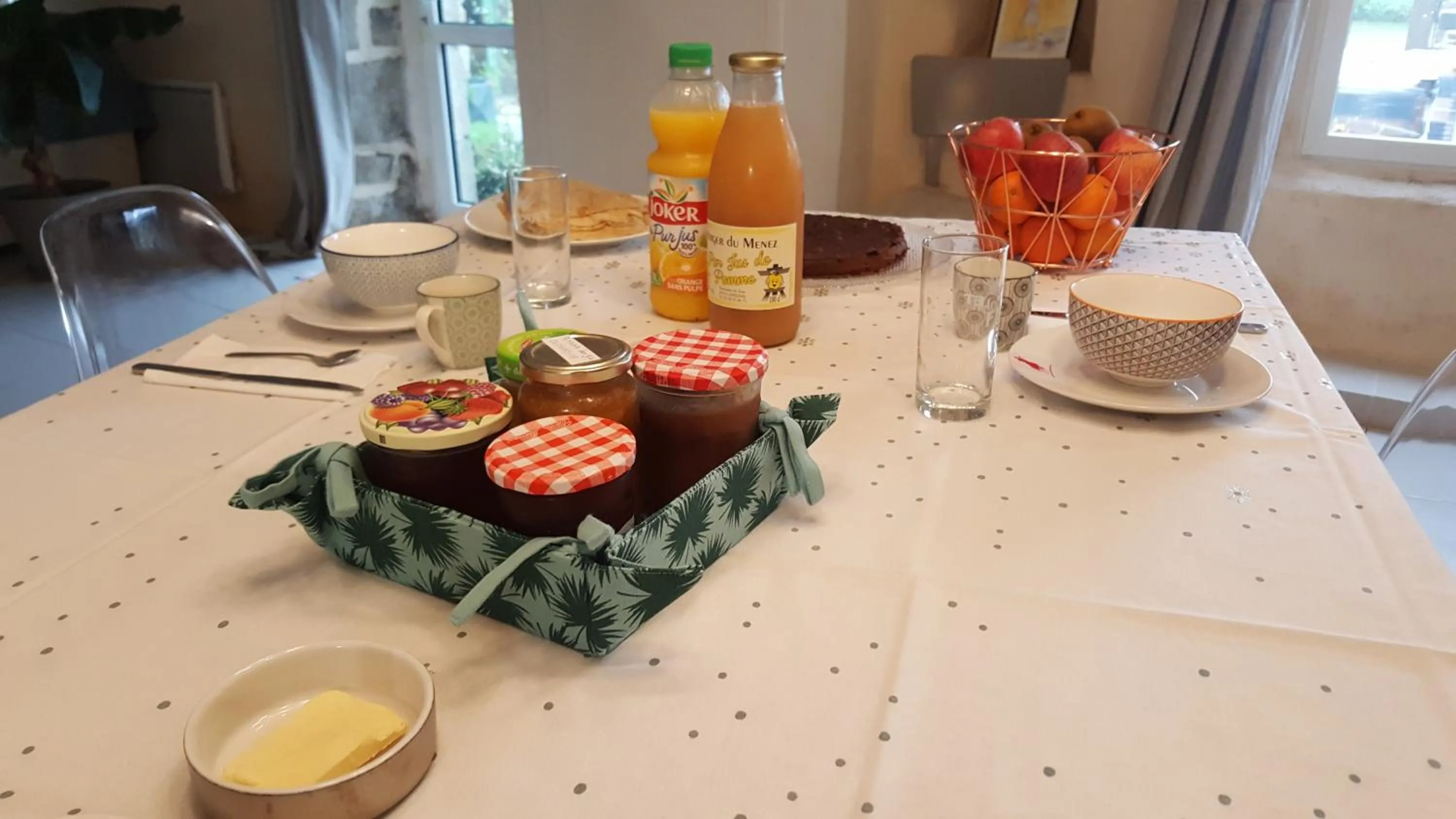 Breakfast in Le Domaine de Kerlys