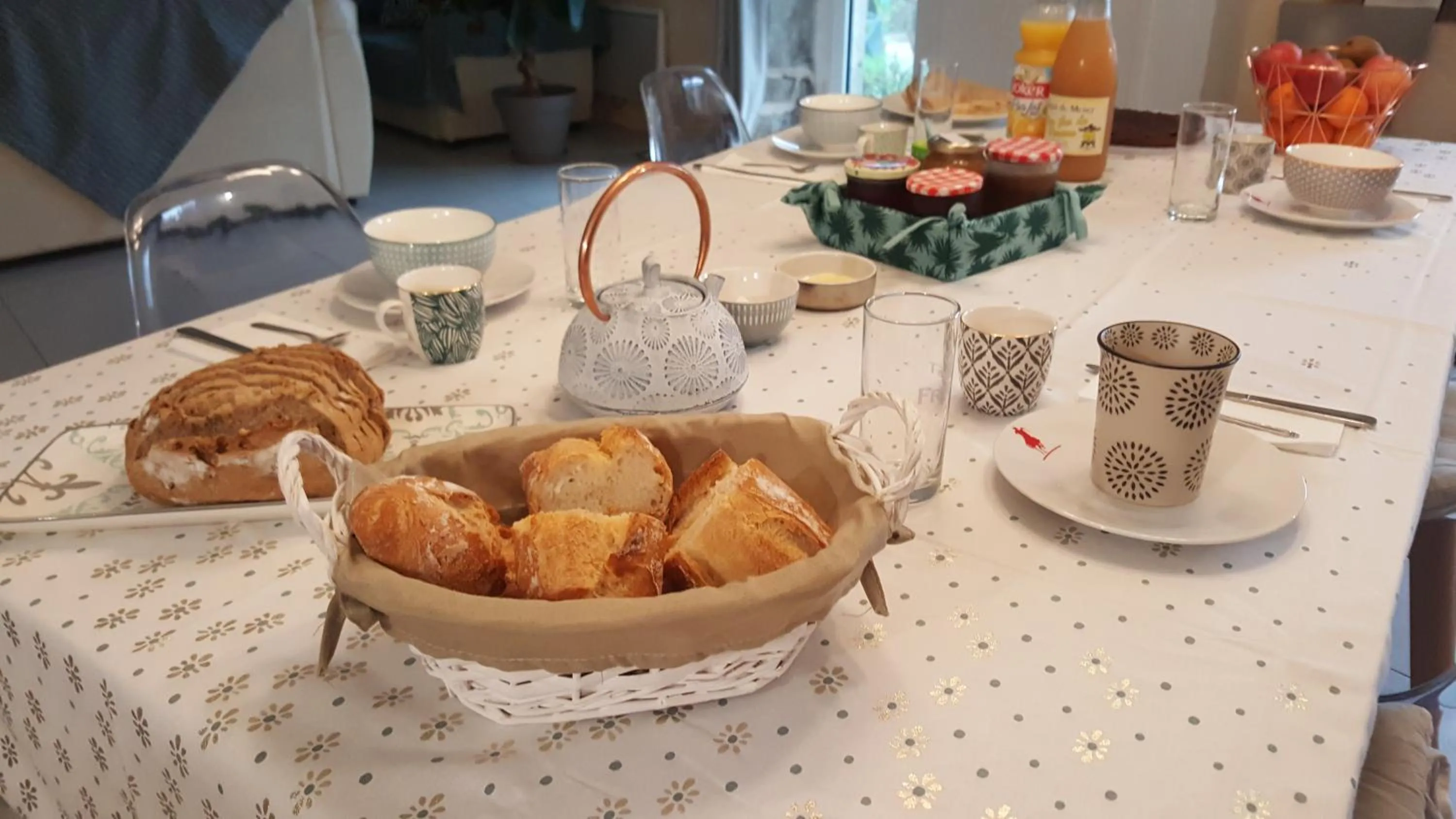 Breakfast in Le Domaine de Kerlys
