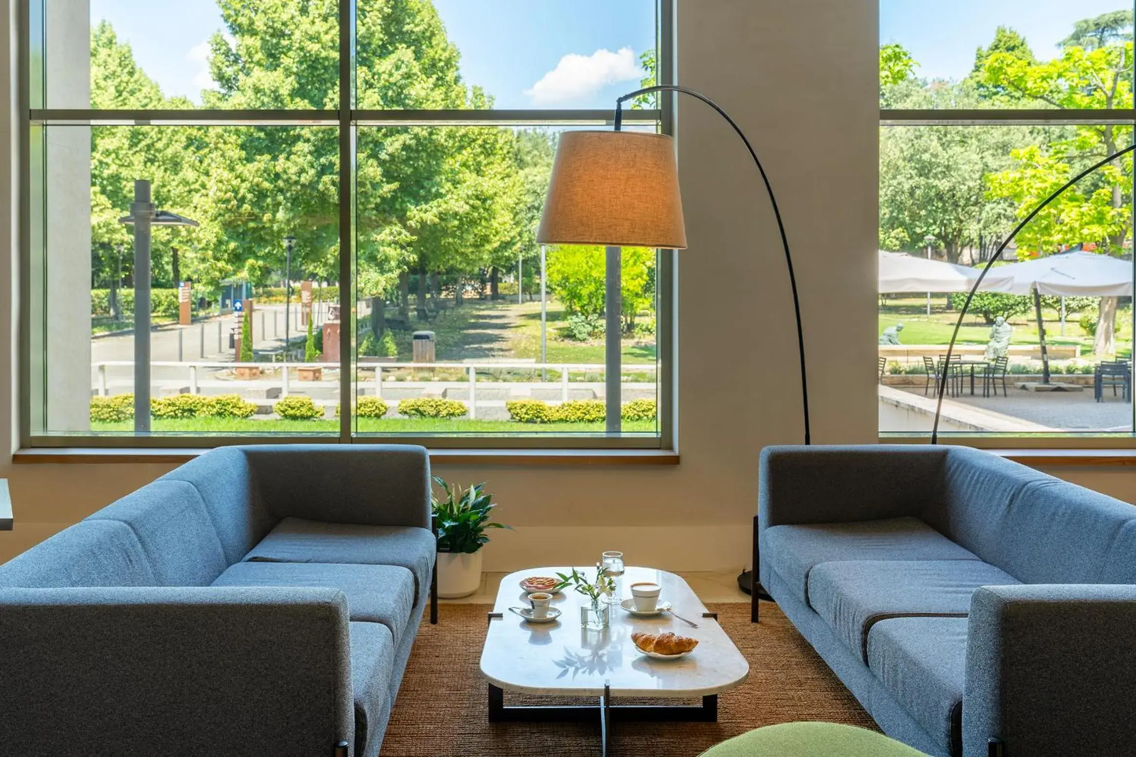 Garden view in Domus Pacis Assisi Garden view in Domus Pacis Assisi