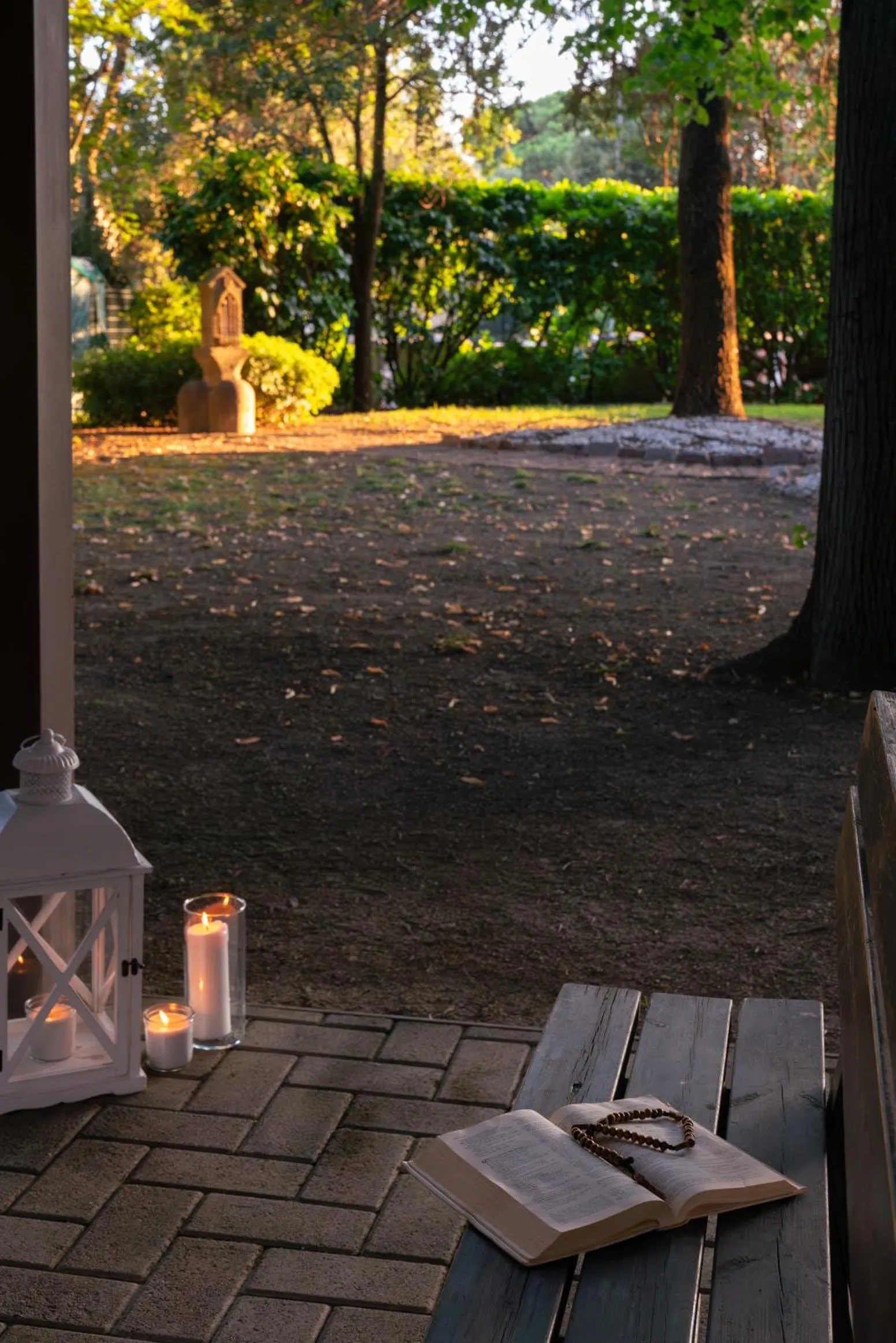 Garden view in Domus Pacis Assisi