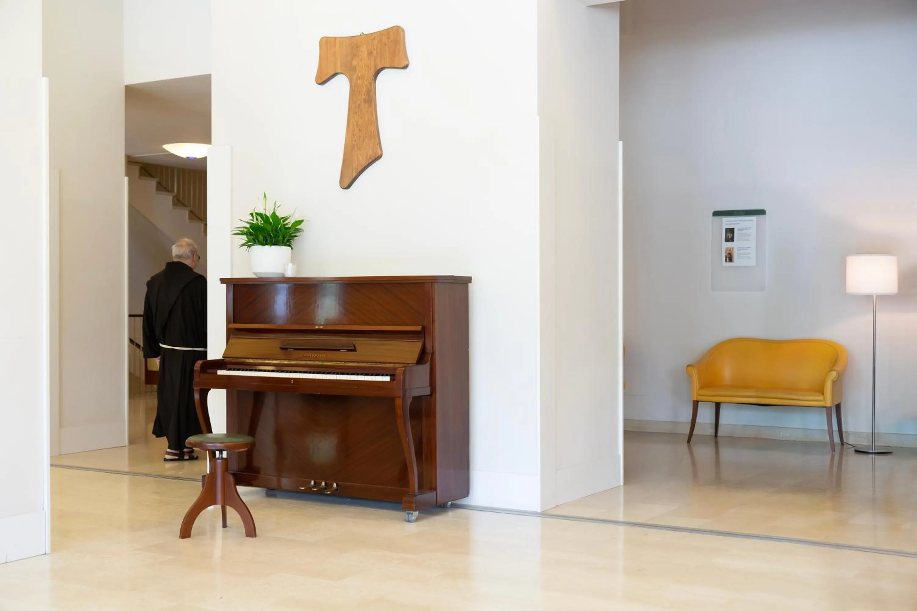 Lobby or reception in Domus Pacis Assisi