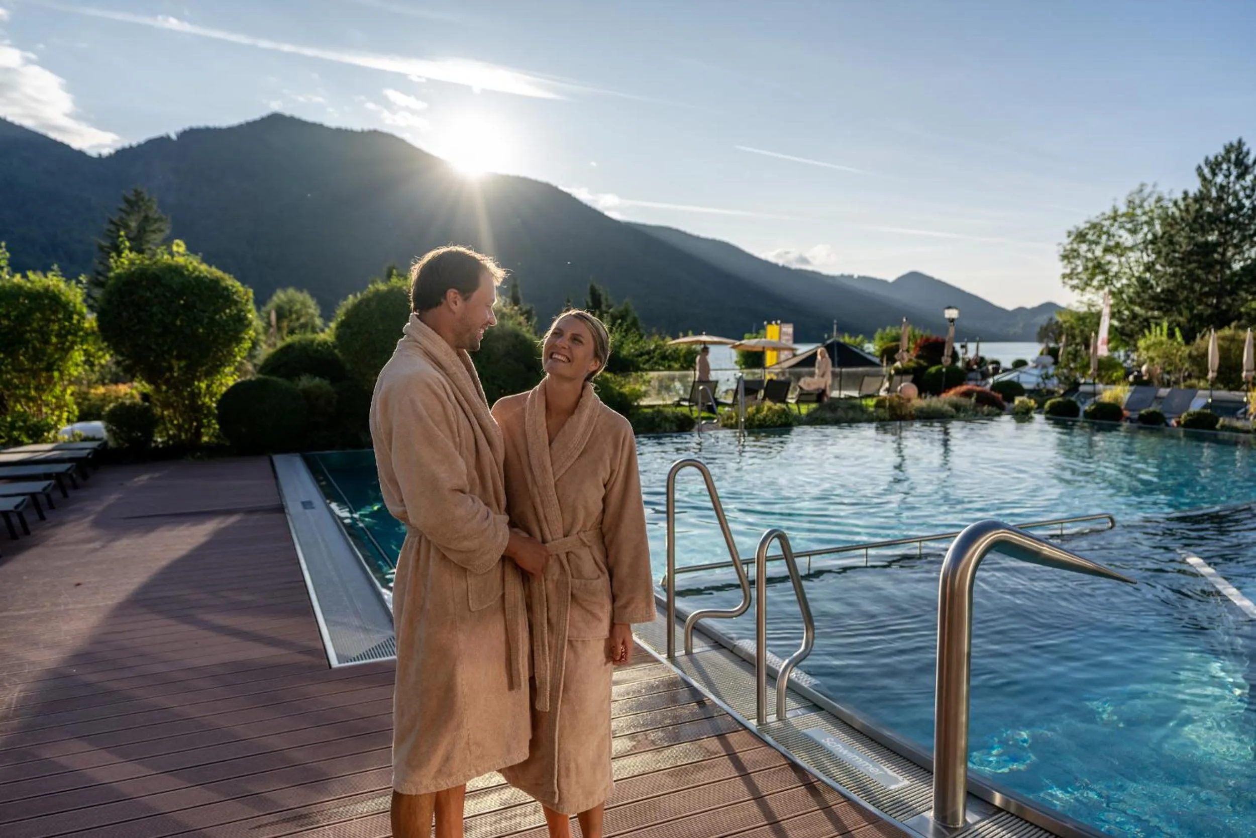 Swimming pool in Waldhof Fuschlsee Resort