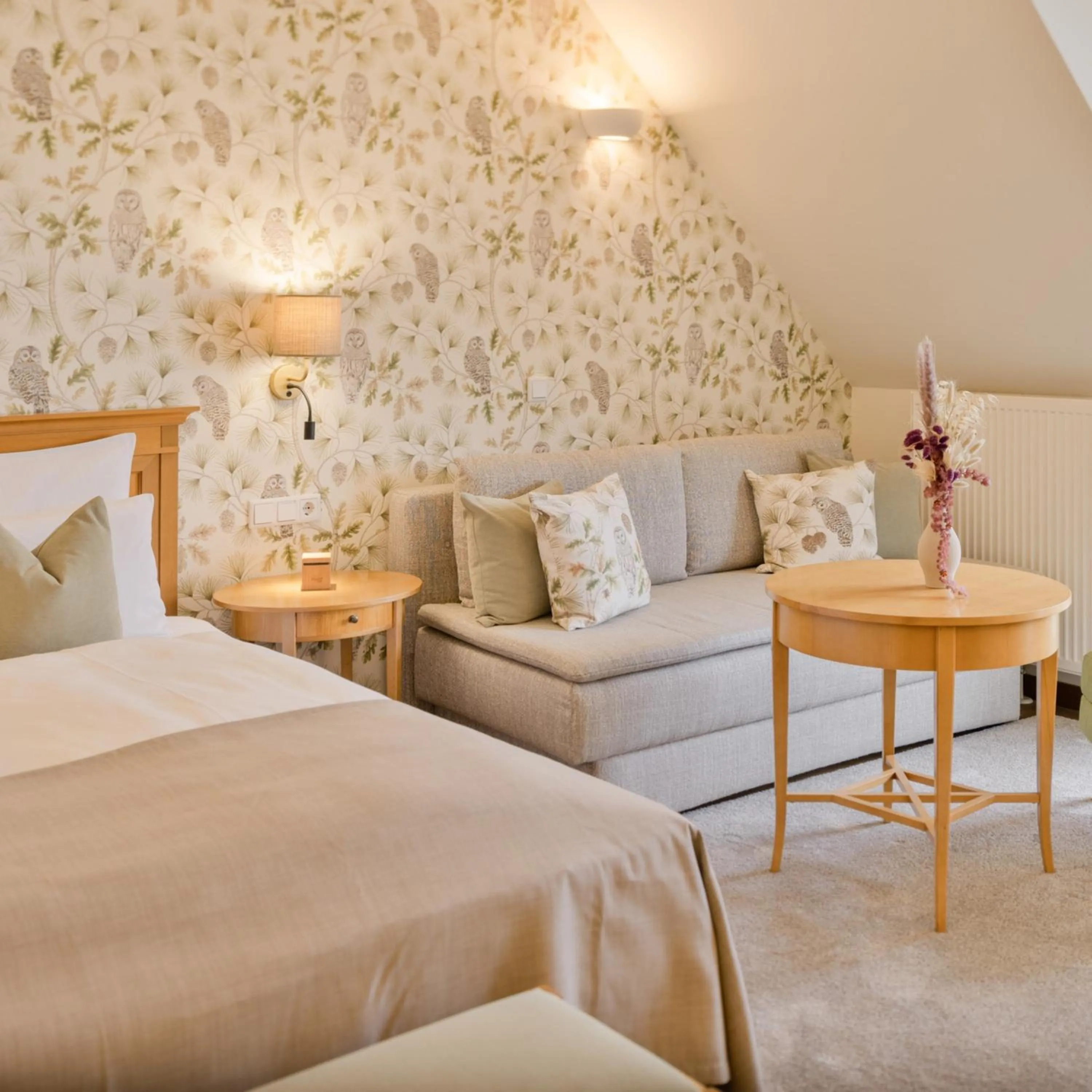 Photo of the whole room, Bed in Waldhof Fuschlsee Resort