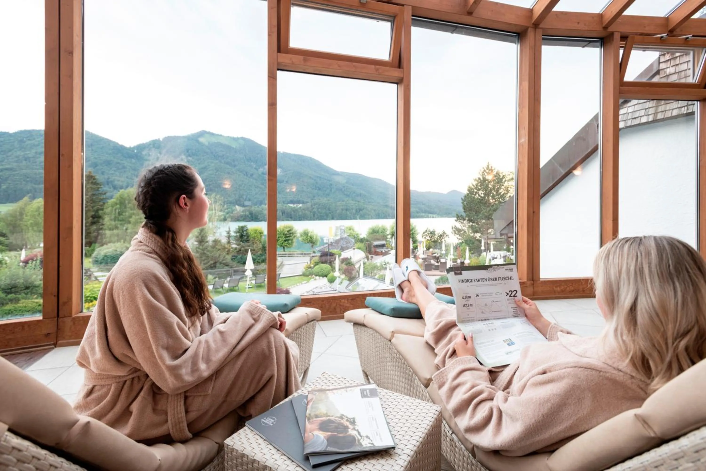 Spa and wellness centre/facilities in Waldhof Fuschlsee Resort