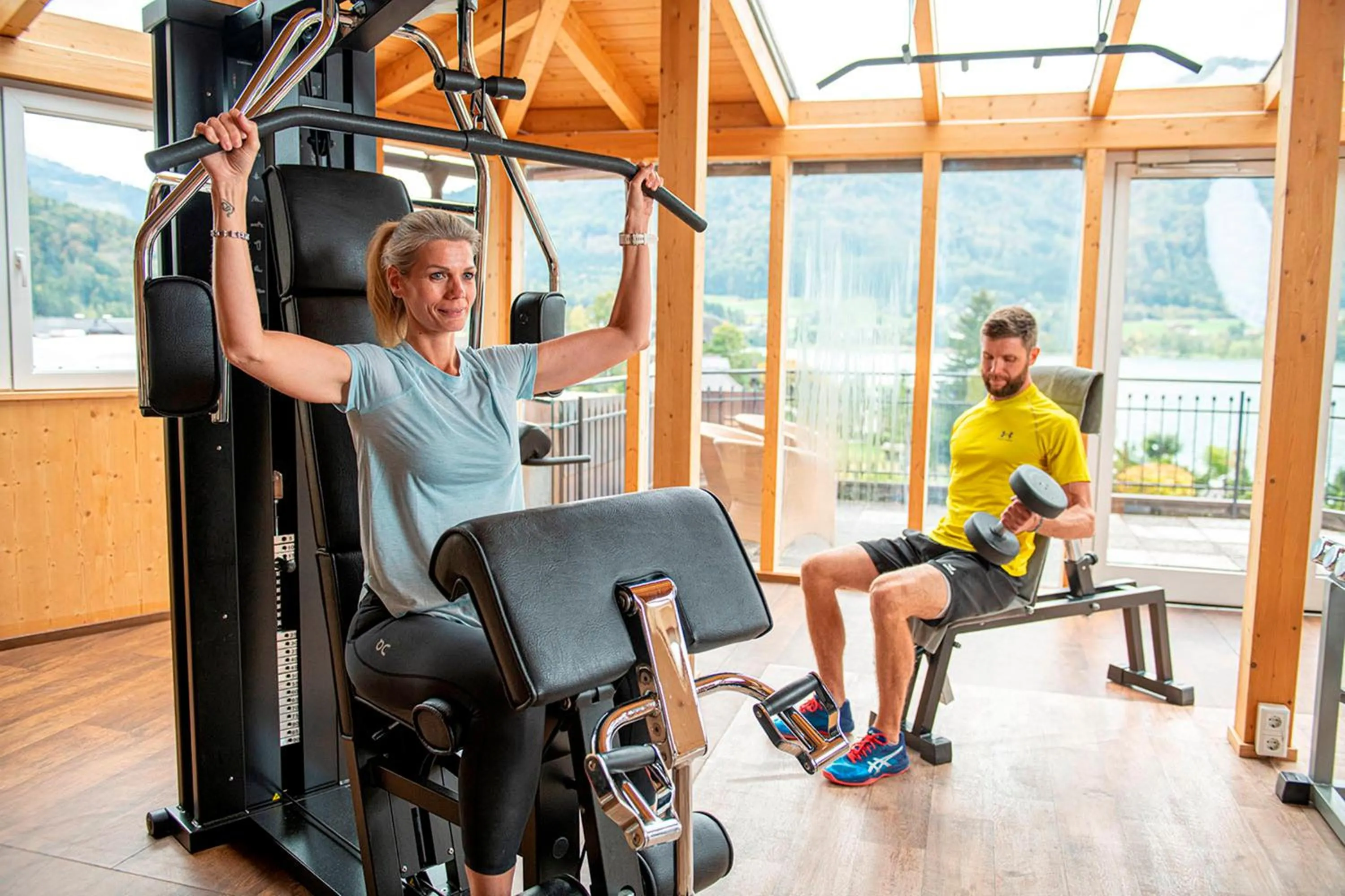 Fitness centre/facilities in Waldhof Fuschlsee Resort