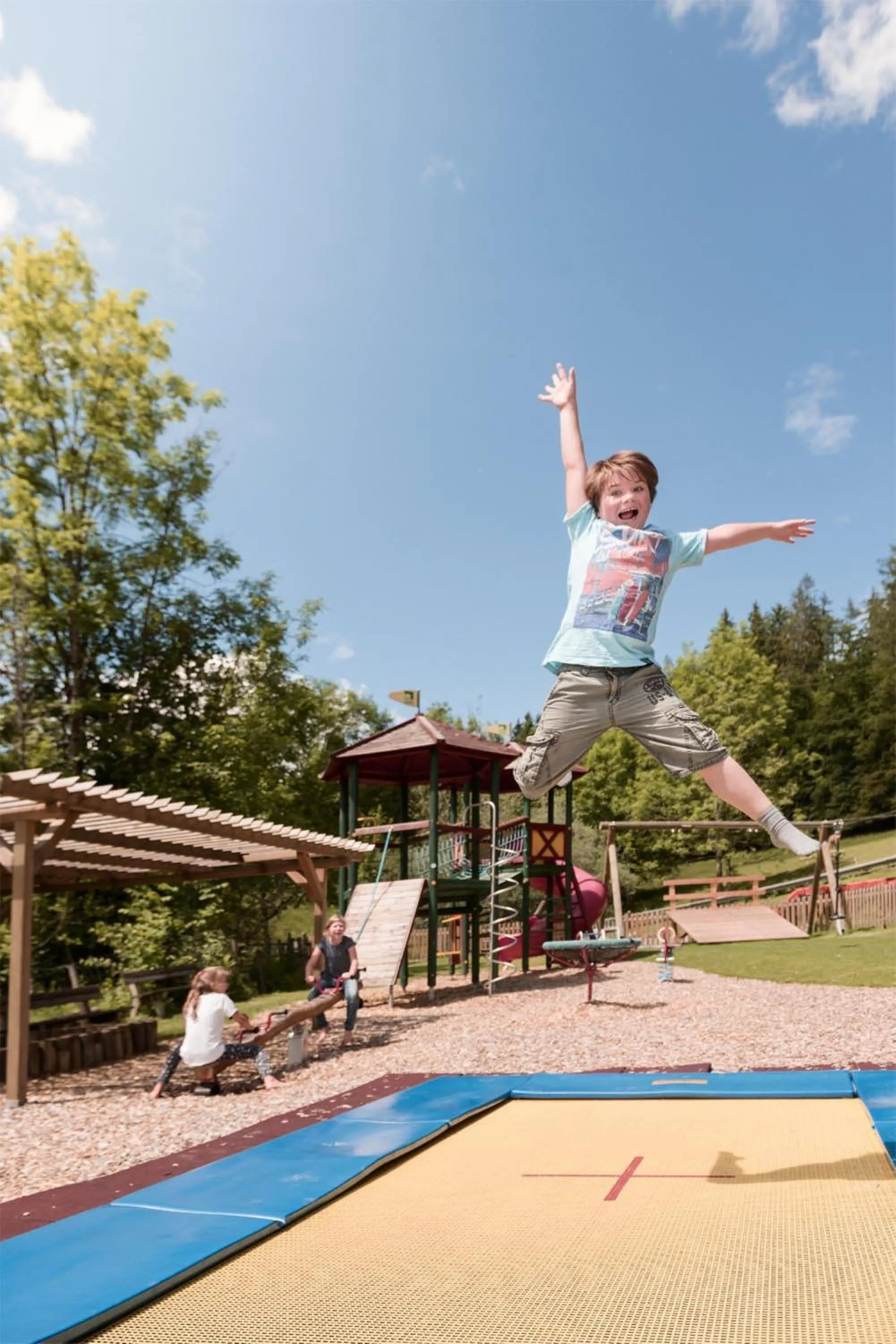 Children play ground in Waldhof Fuschlsee Resort