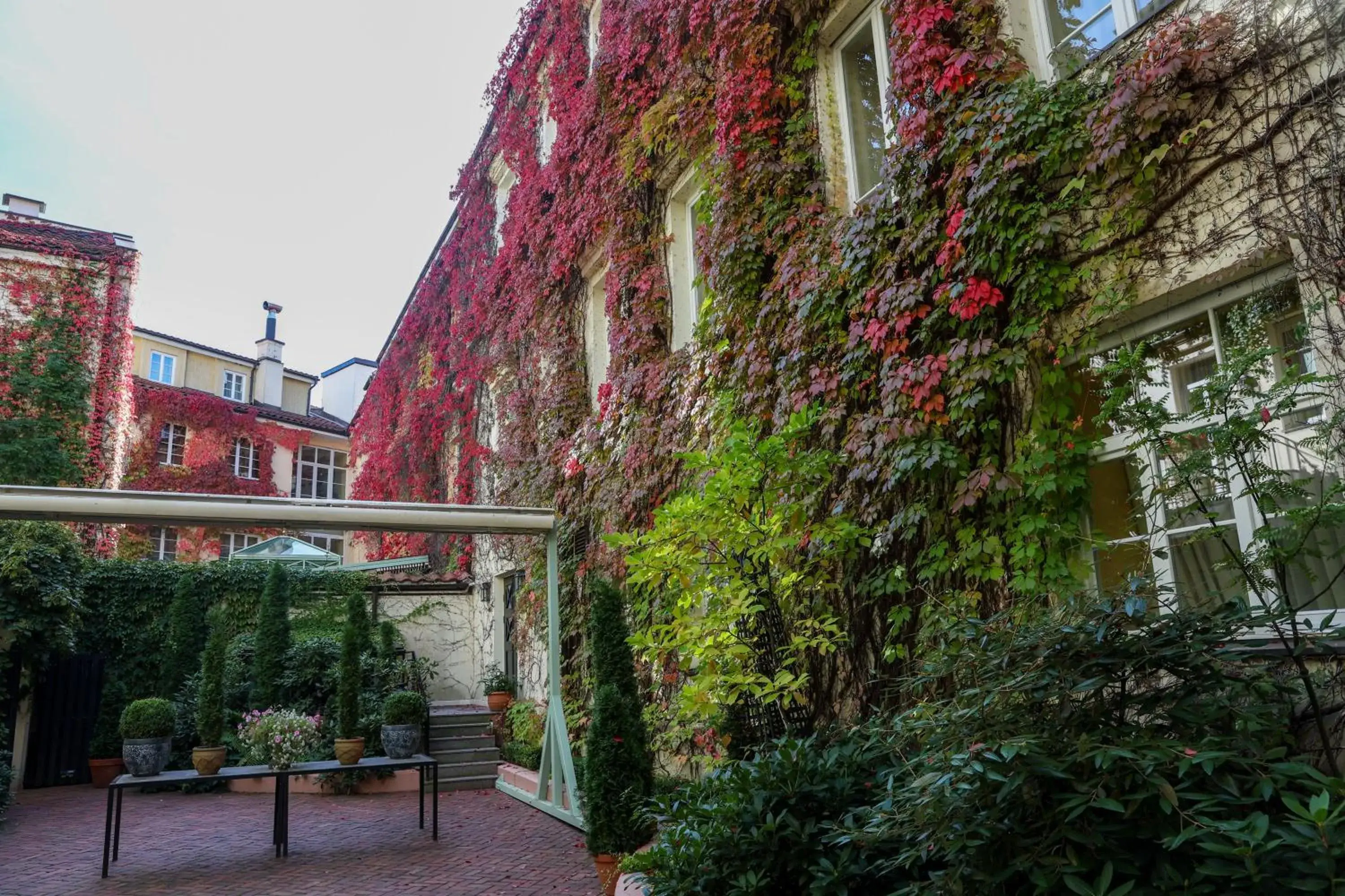 Garden view in Stikliai Palace Residence Garden view in Stikliai Palace Residence