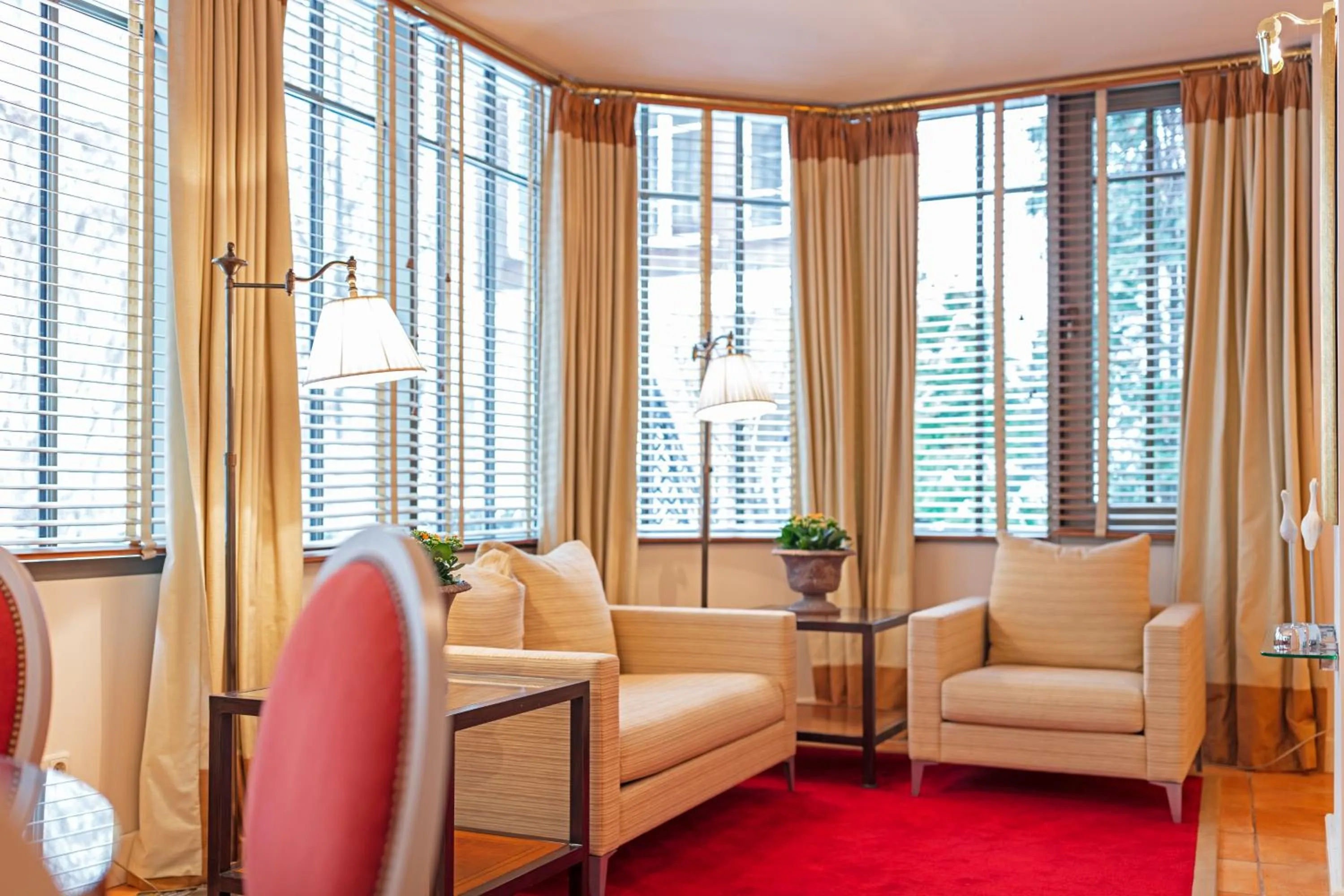 Living room in Stikliai Palace Residence