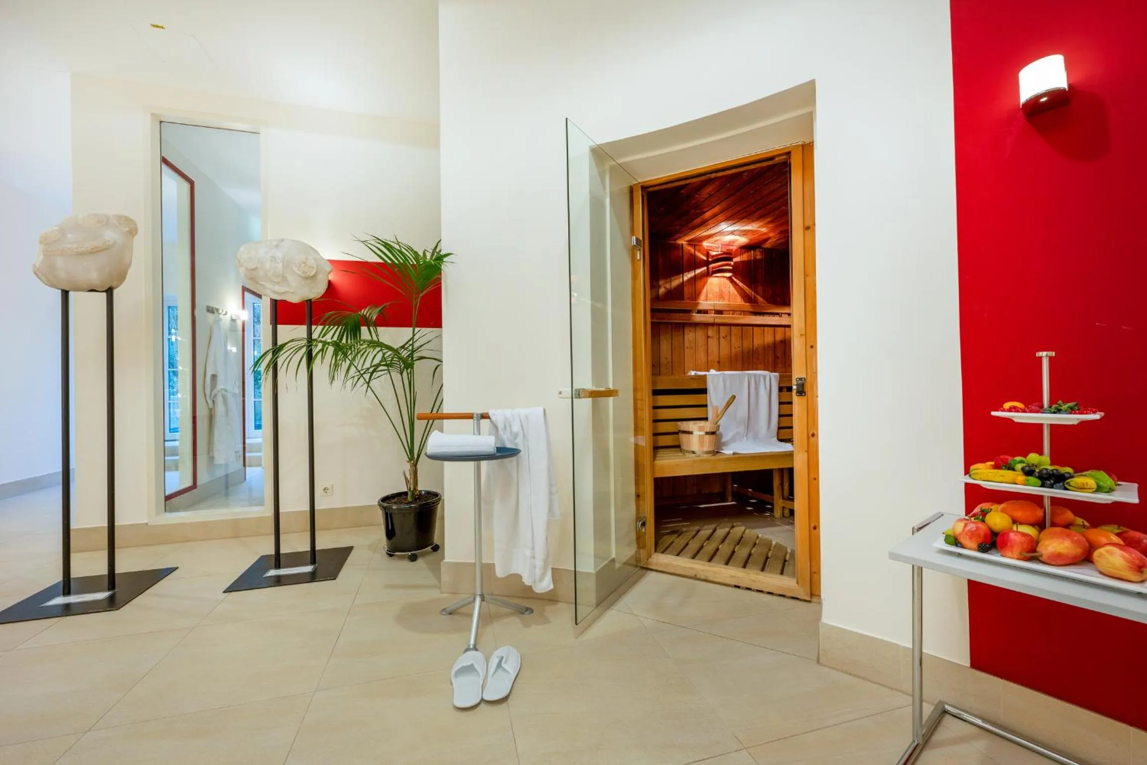 Sauna in Schloss Lautrach