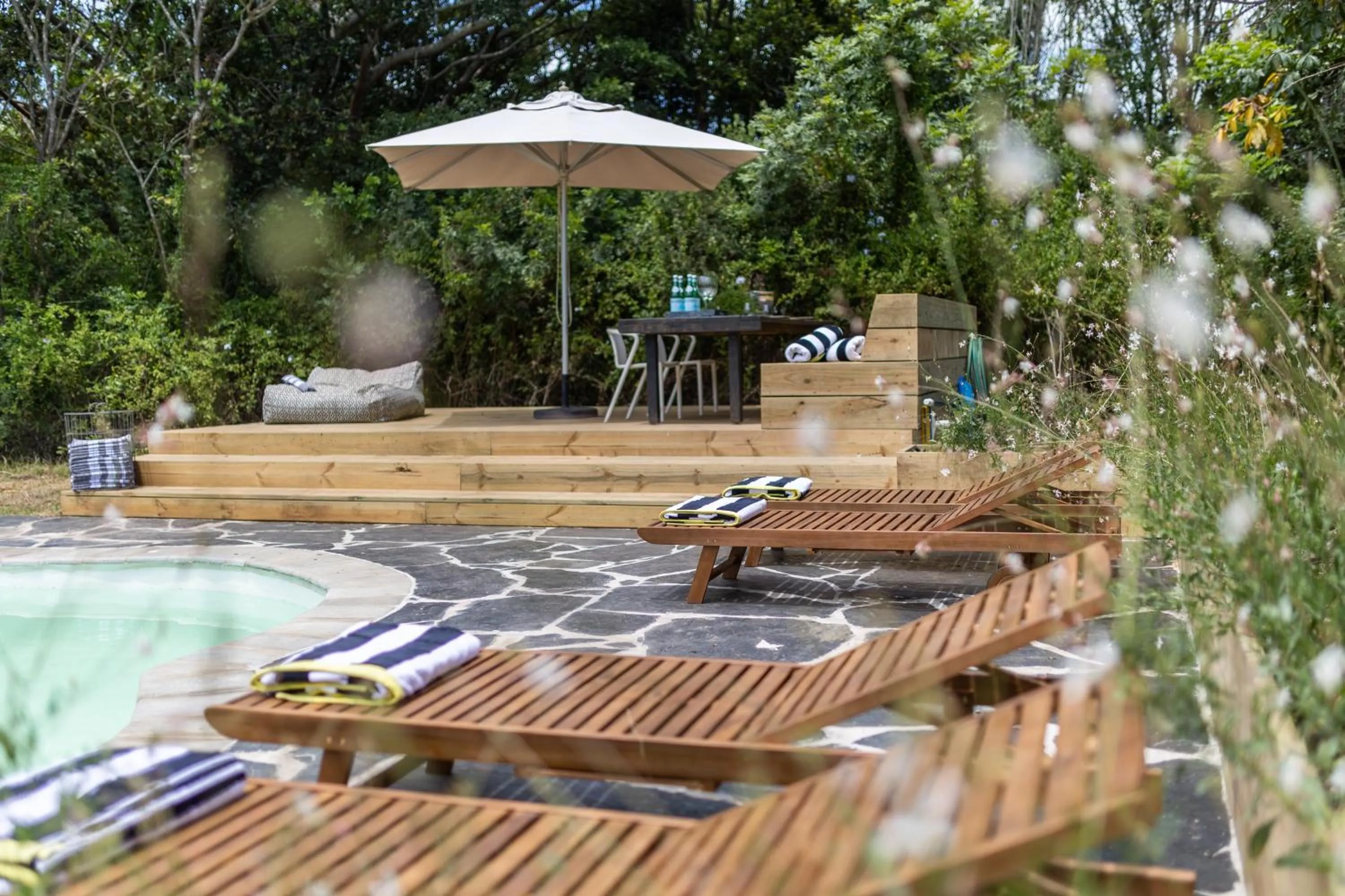 Garden in Bitou River Lodge