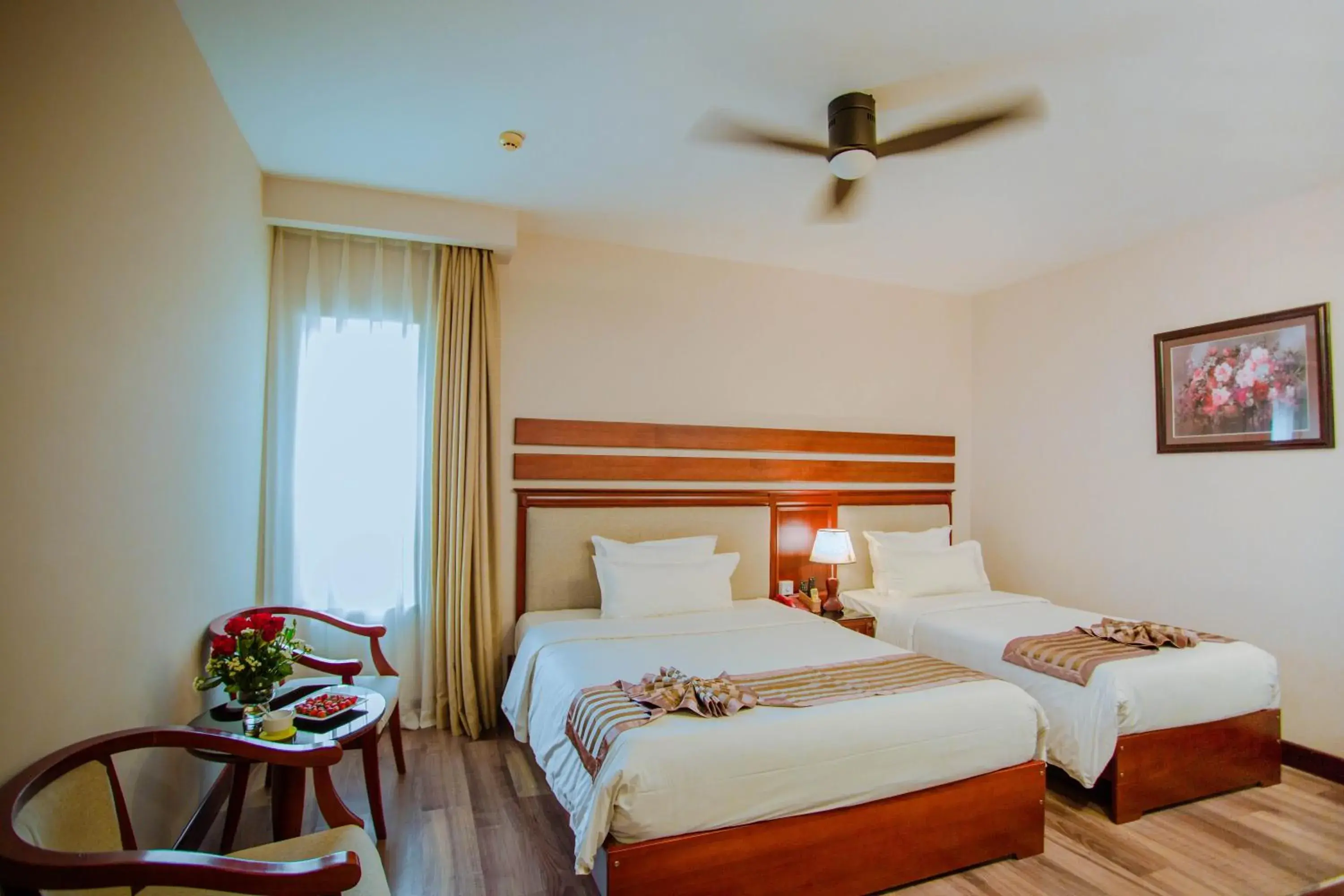 Photo of the whole room, Bed in Minh Toan Athena Hotel Photo of the whole room, Bed in Minh Toan Athena Hotel