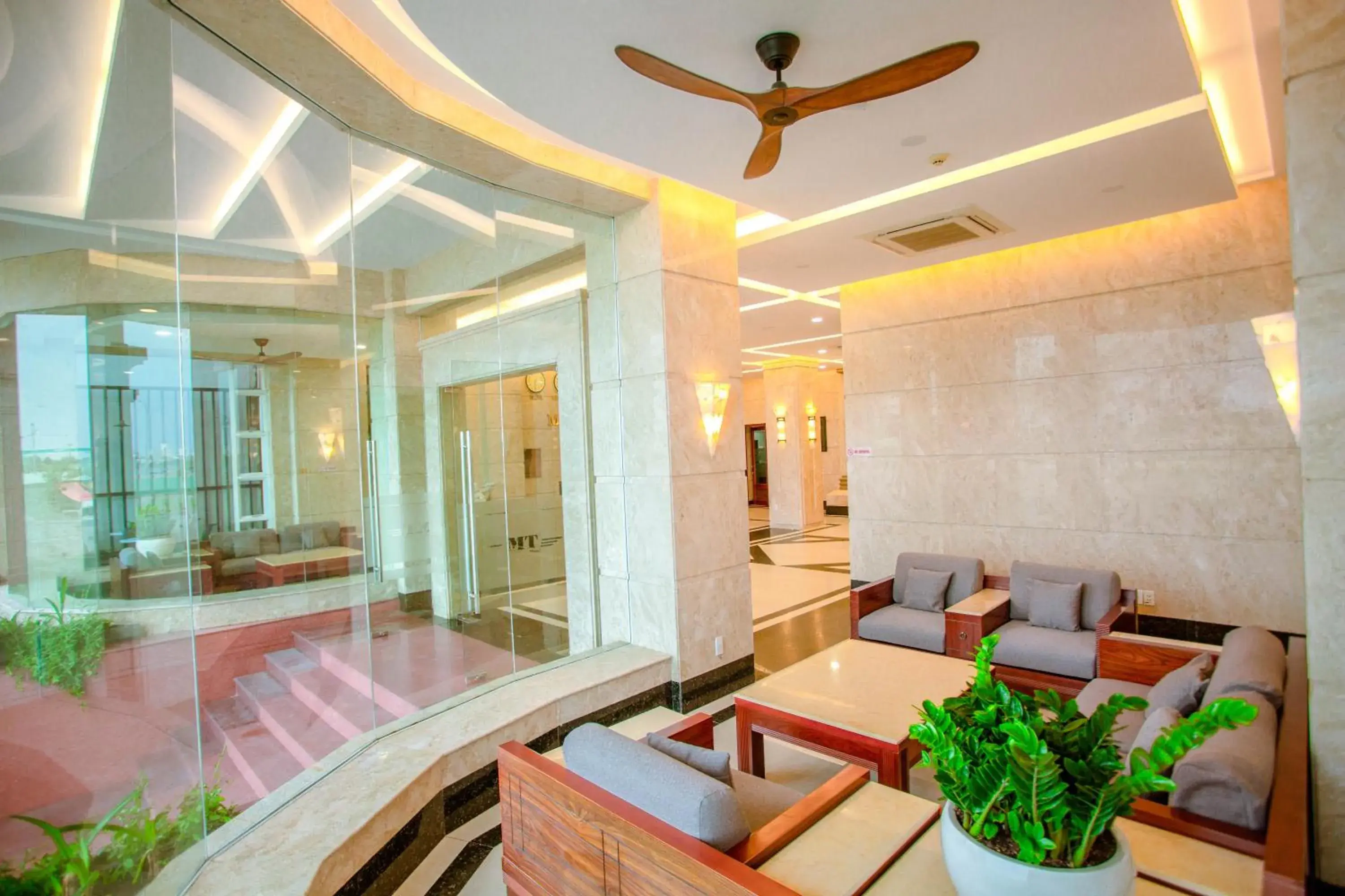 Lobby or reception in Minh Toan Athena Hotel Lobby or reception in Minh Toan Athena Hotel