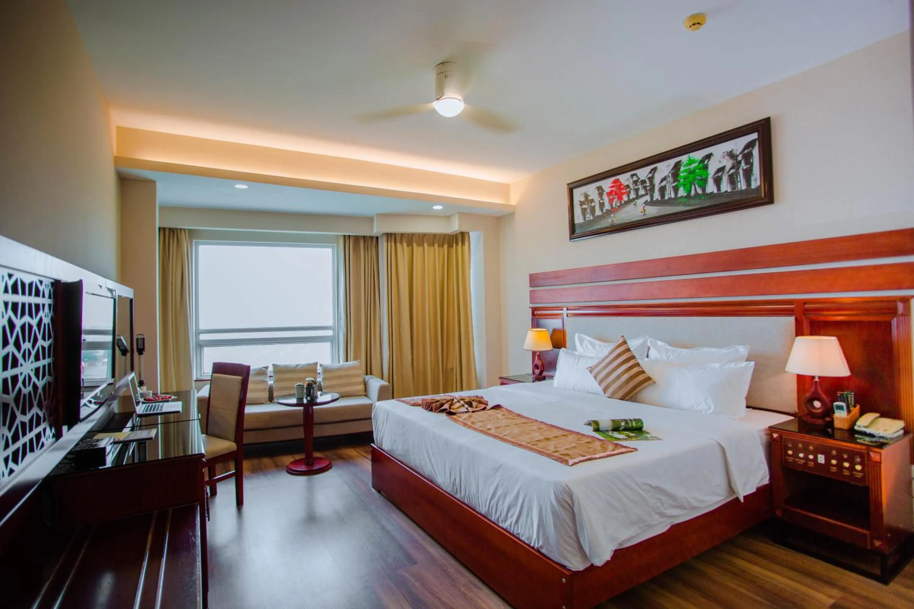 Photo of the whole room, Bed in Minh Toan Athena Hotel