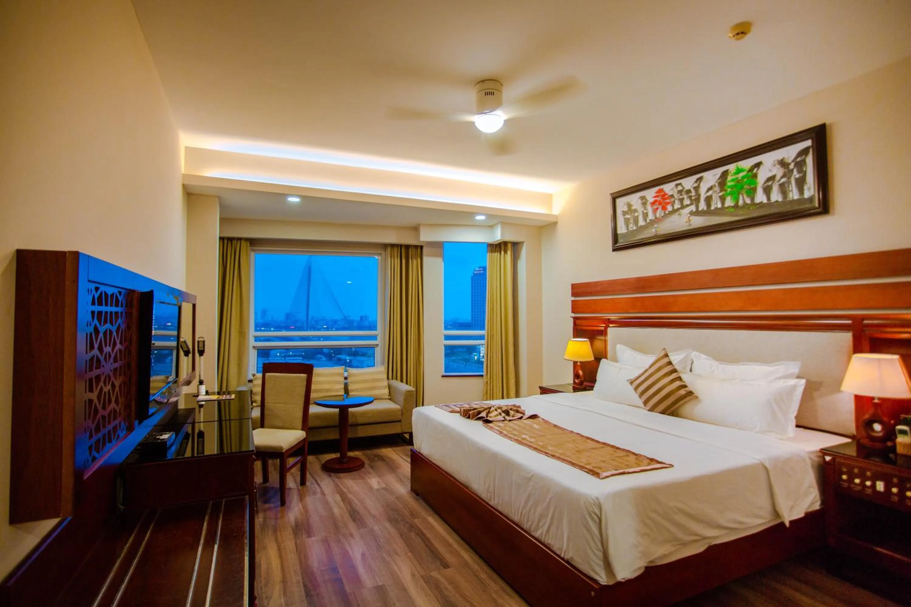 Photo of the whole room, Bed in Minh Toan Athena Hotel