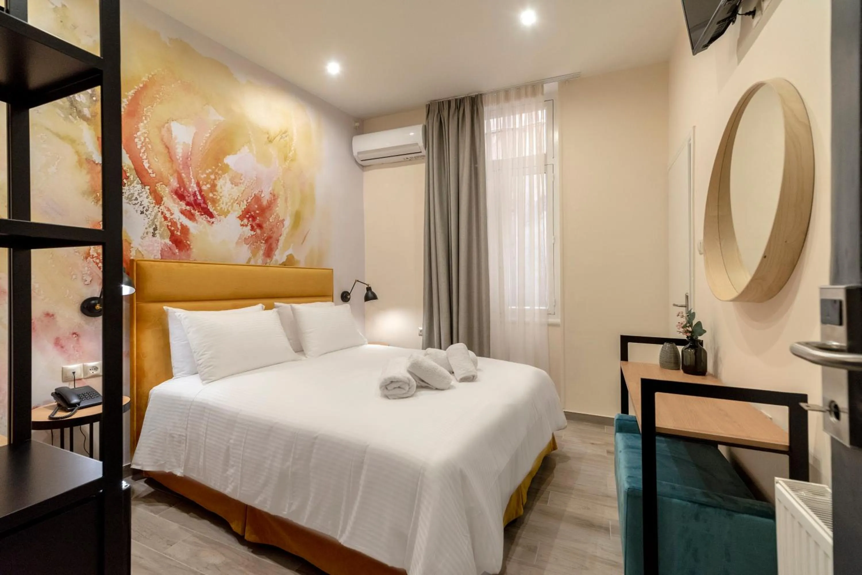 Bed in Athens Market Portrait