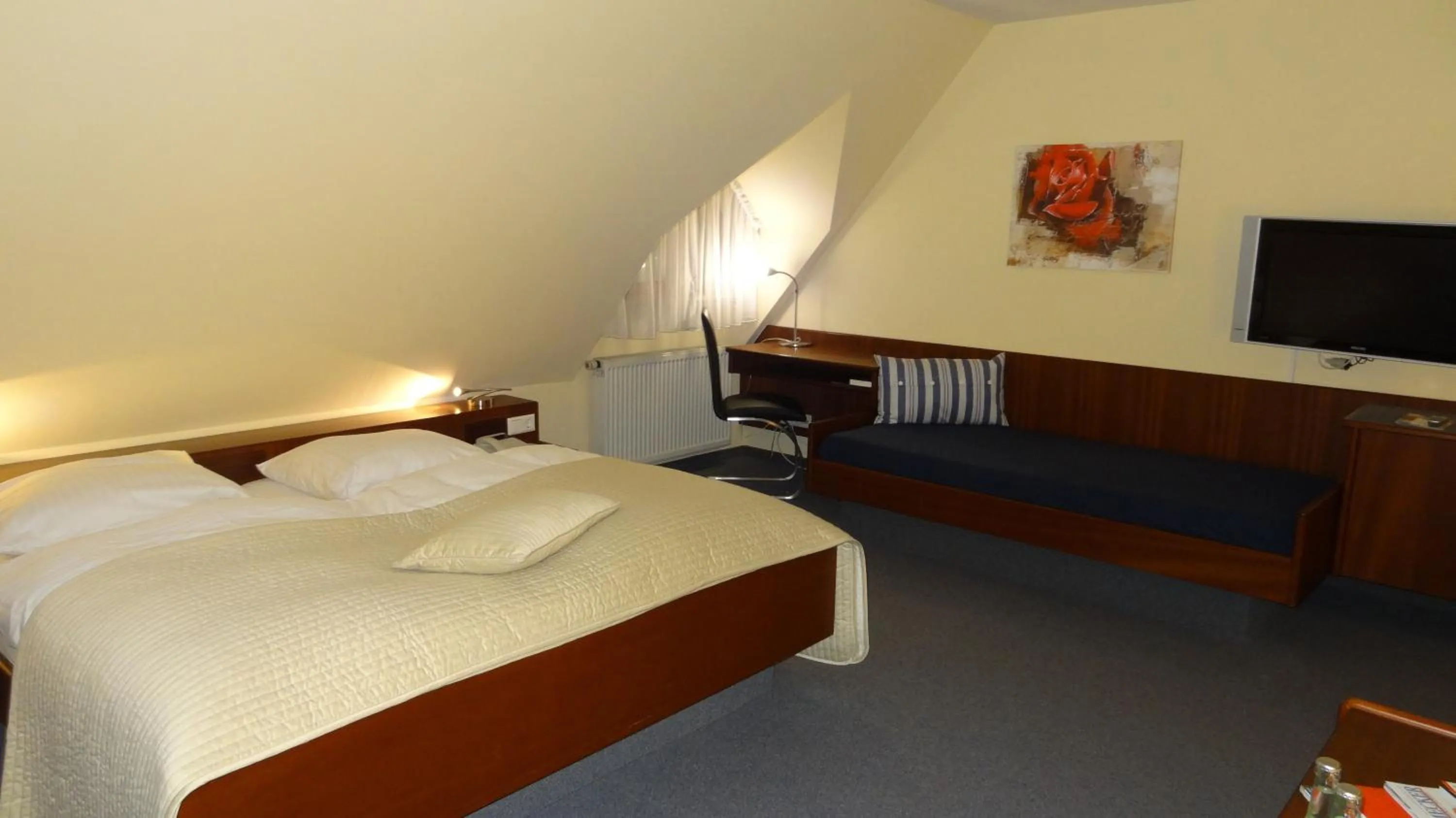 Bedroom, Bed in Landhaus Wolf - wir freuen uns