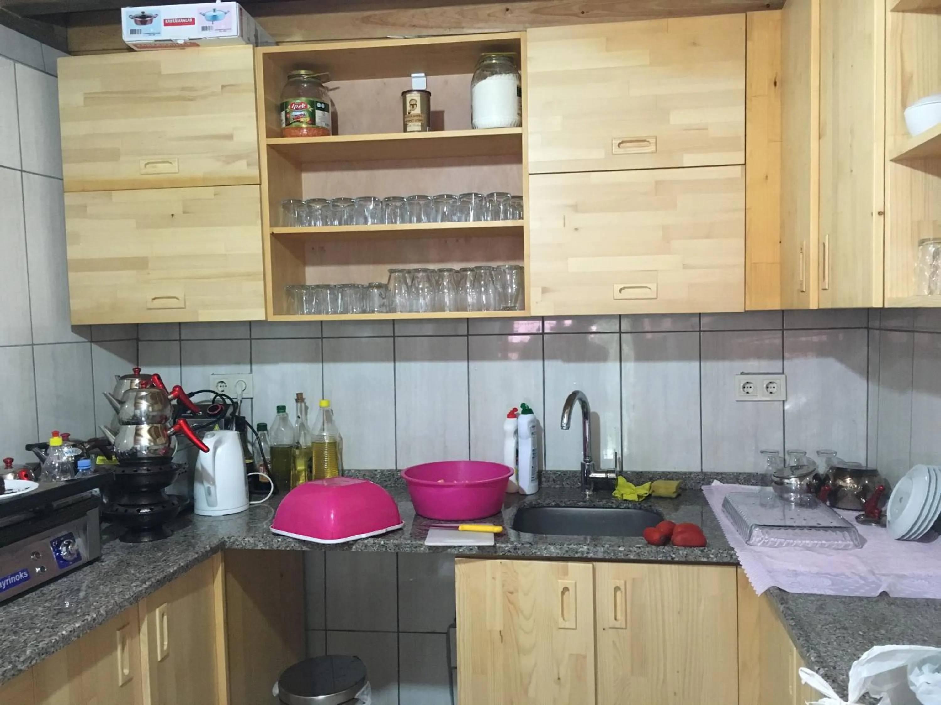 Kitchen or kitchenette in Mencuna Konaklari