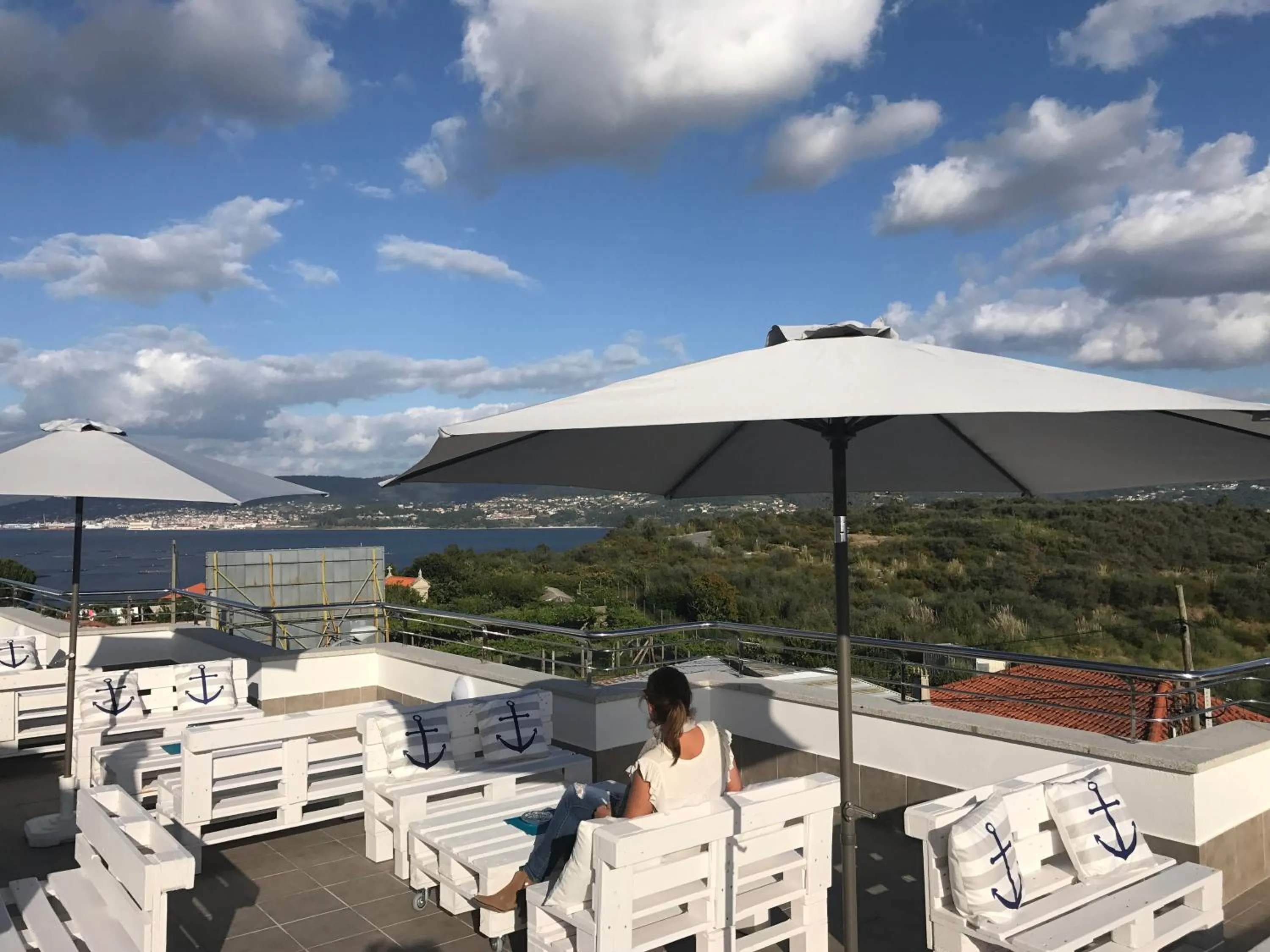 Balcony/Terrace in Hotel Ancora SANXENXO