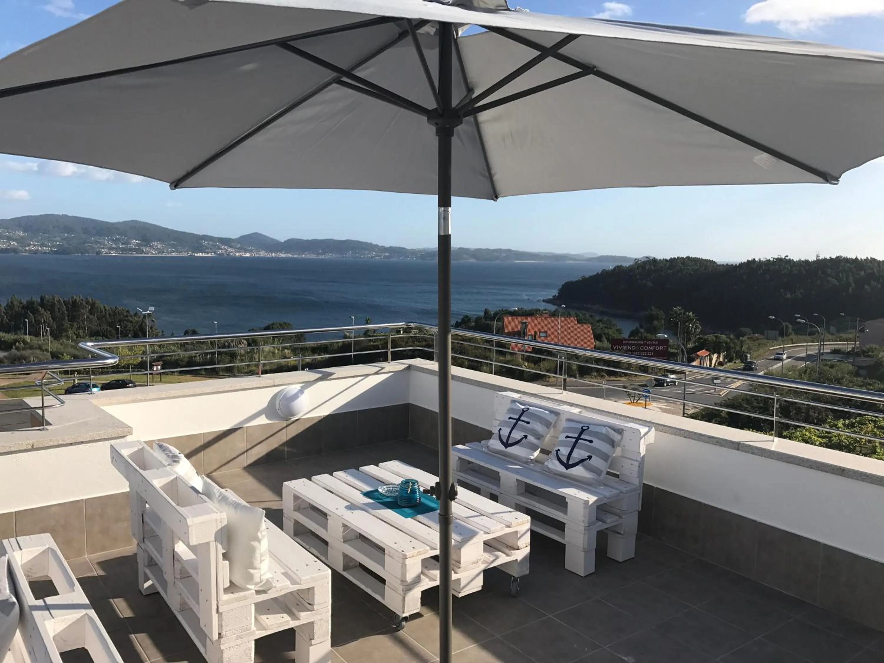 Balcony/Terrace in Hotel Ancora SANXENXO