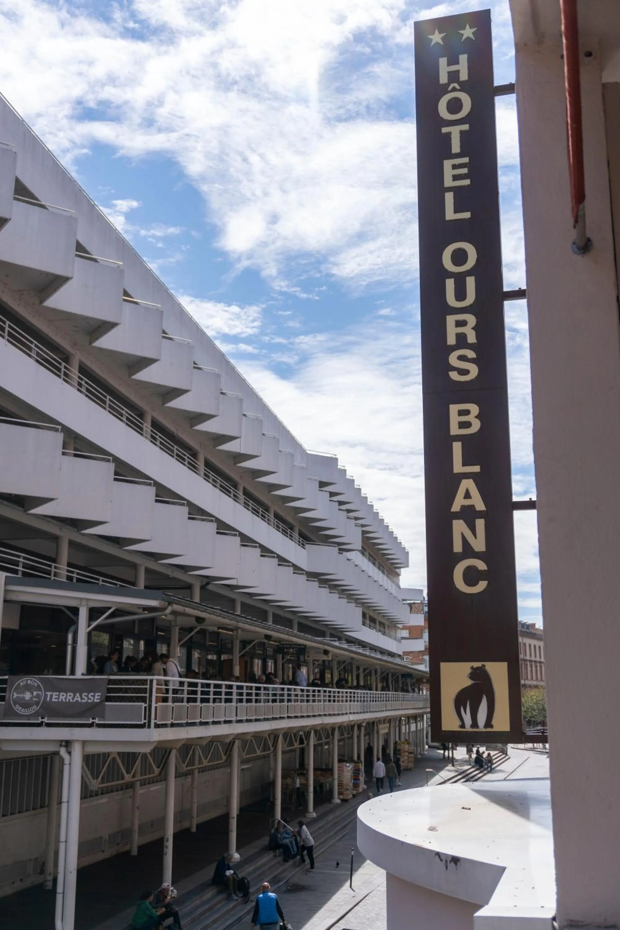 Balcony/Terrace in Hotel Ours Blanc - Victor Hugo