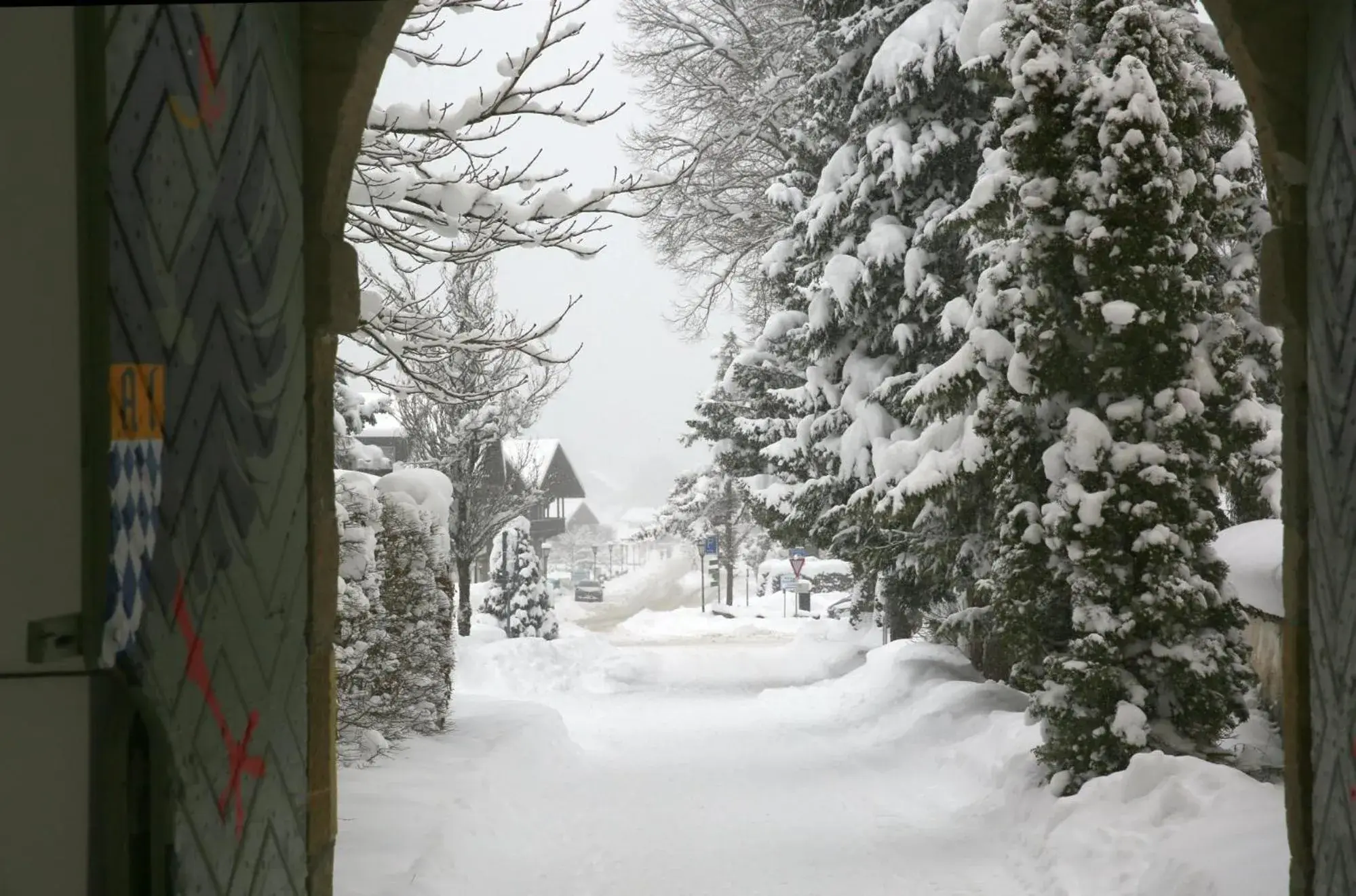 Nearby landmark, Winter in Alphotel Ettal