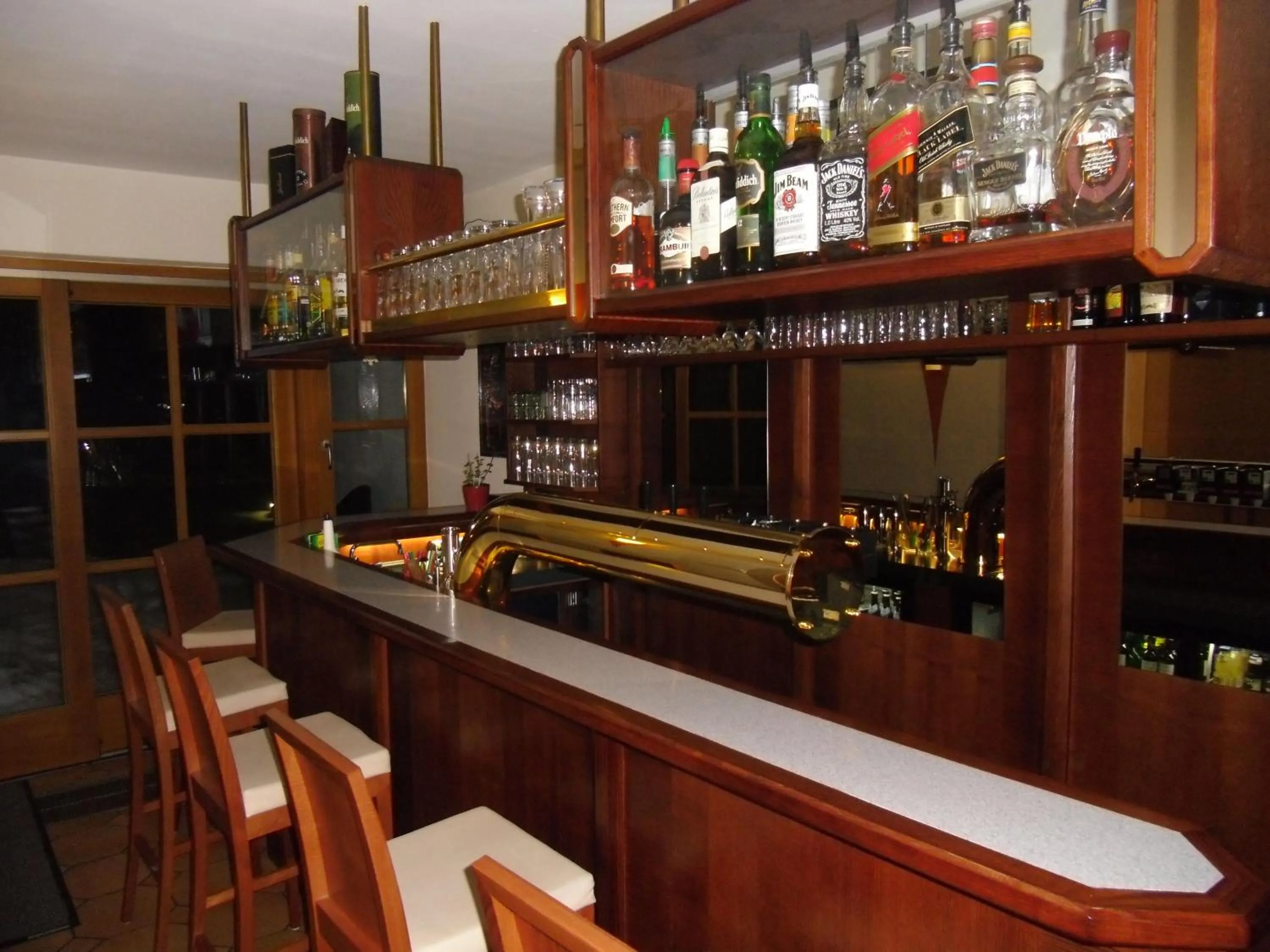 Lounge or bar in Alphotel Ettal