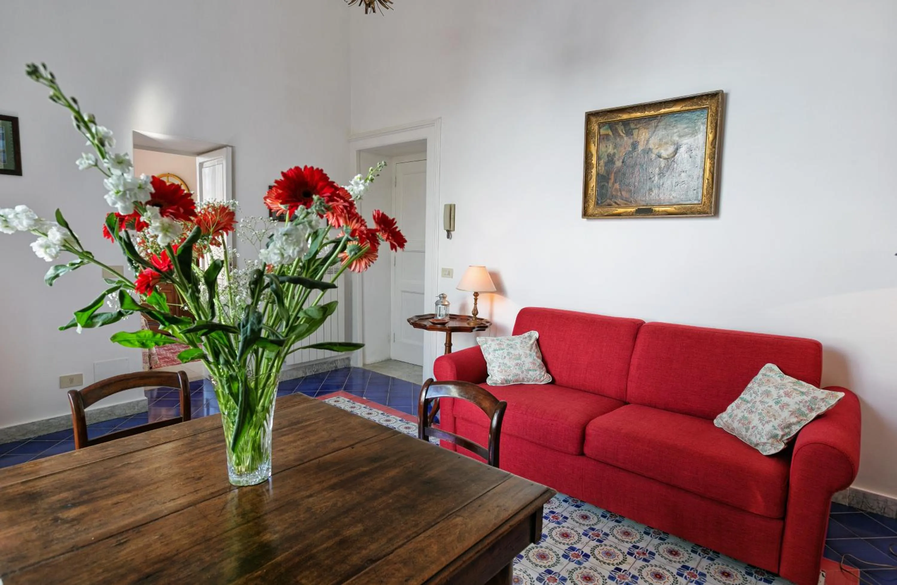 Living room in Palazzo Margherita