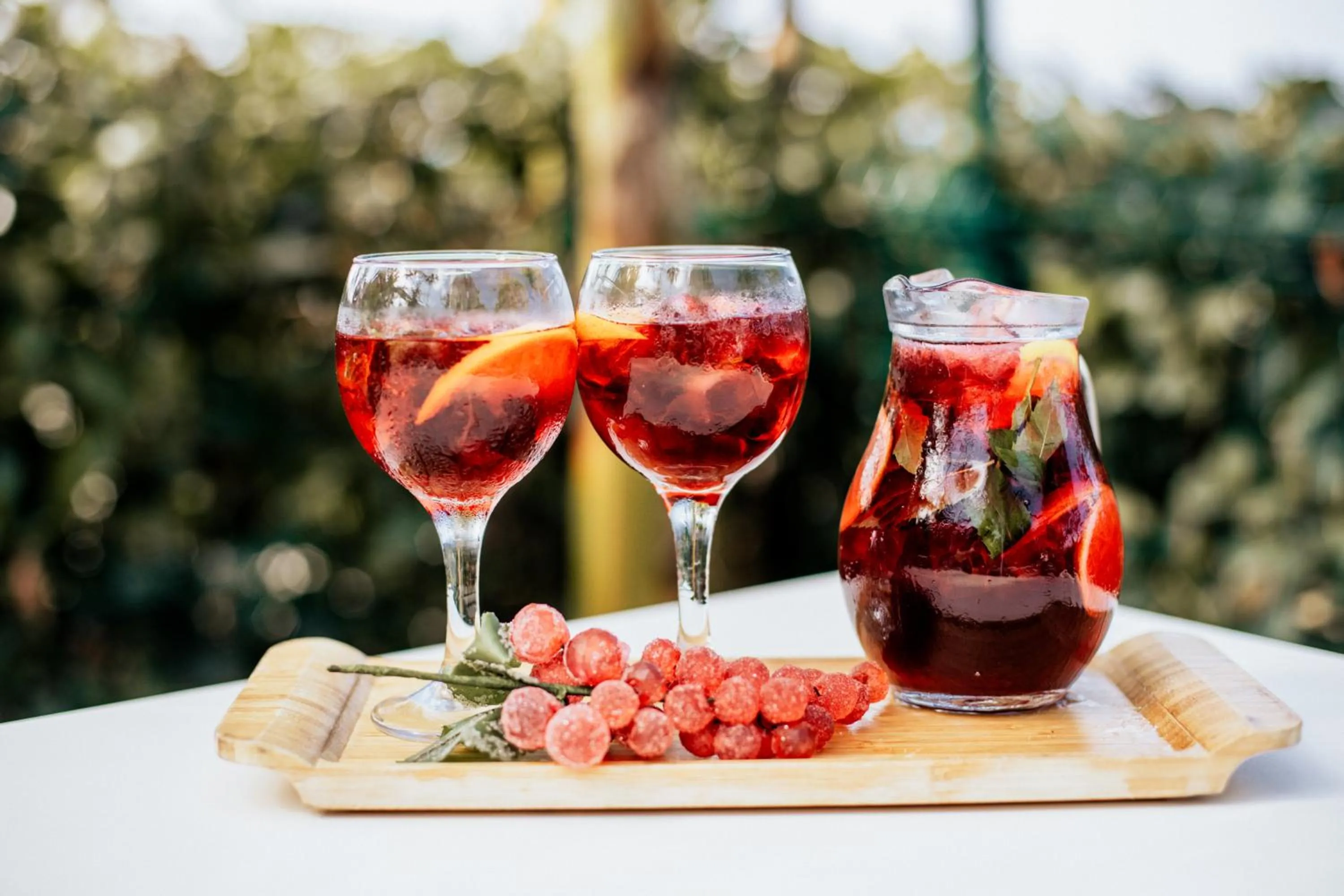 Alcoholic drinks in Fame Beach Hotel