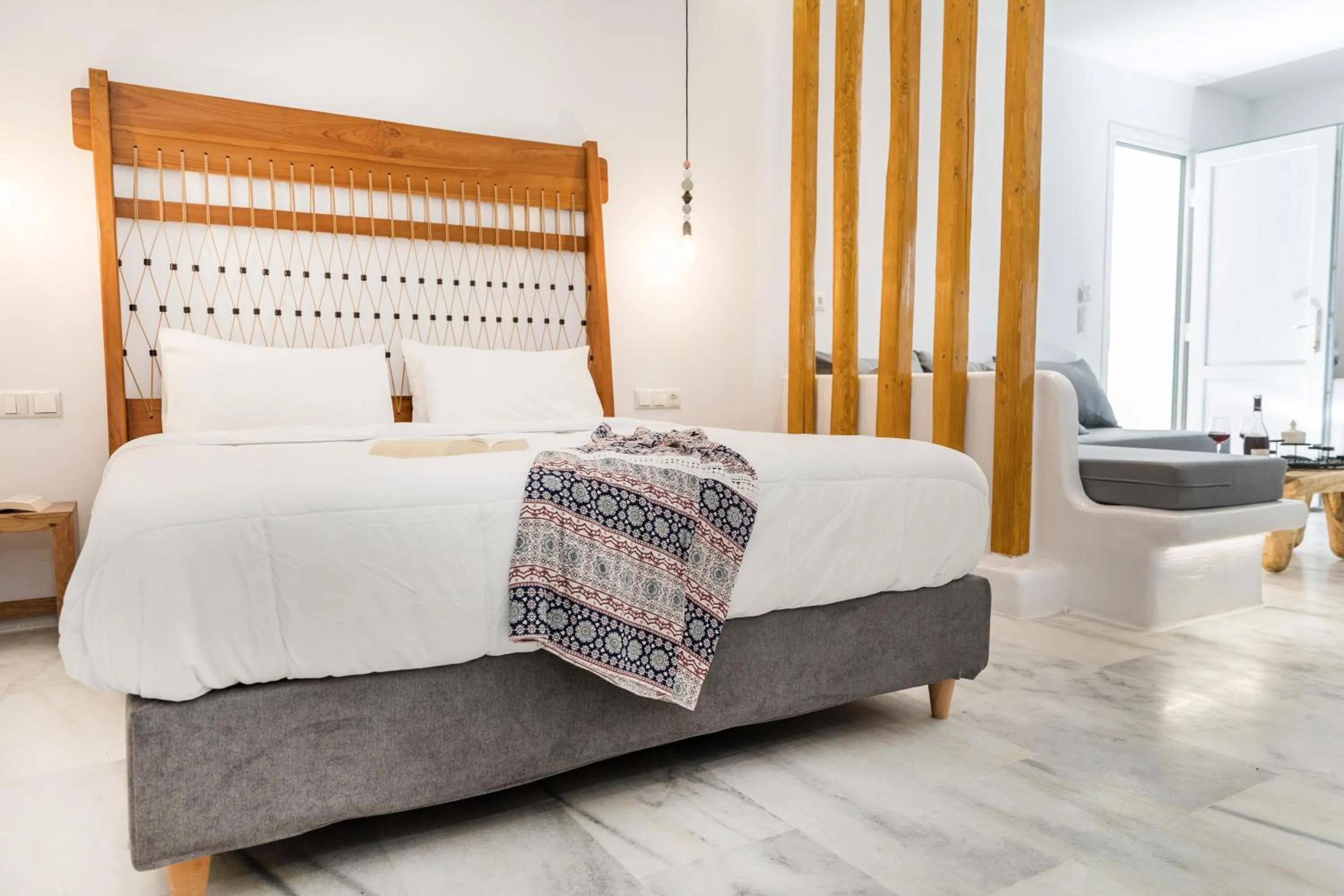 Bed in Asterias Studios