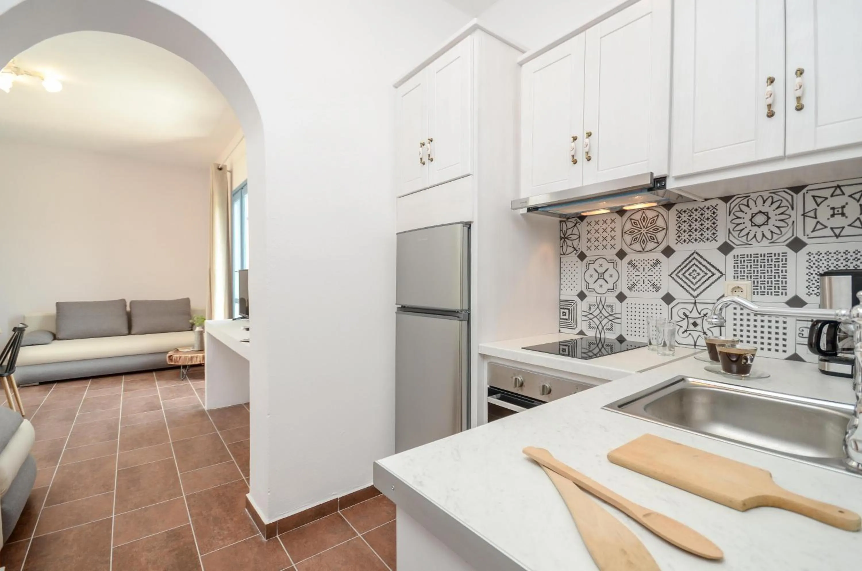 Kitchen or kitchenette in Asterias Studios